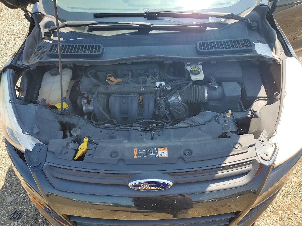 2015 Ford Escape S Black vin: 1FMCU0F73FUB16974