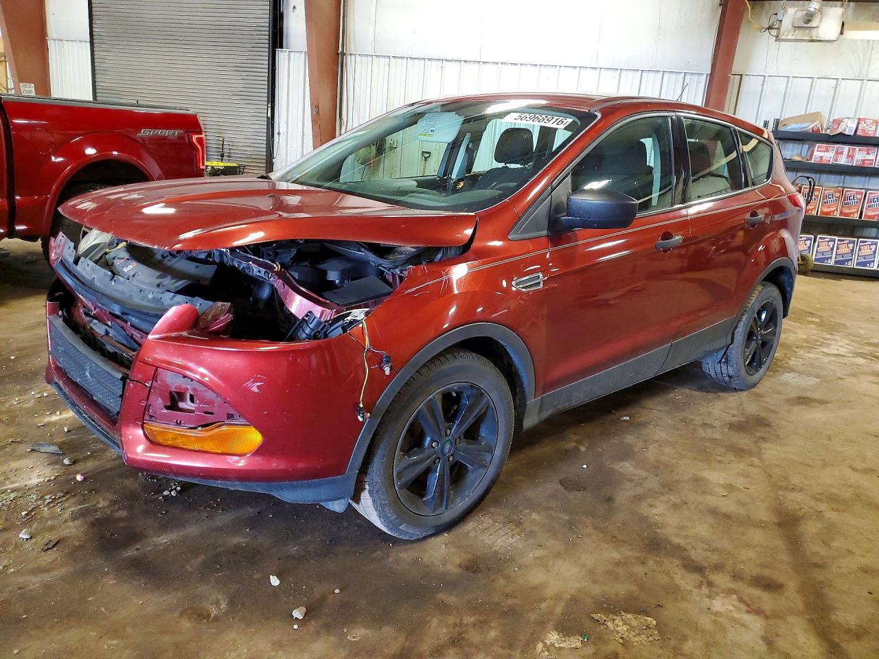 2015 Ford Escape S Red vin: 1FMCU0F73FUB27845
