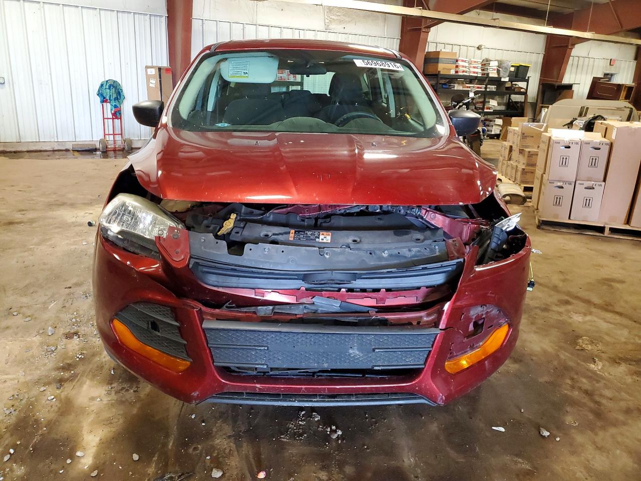 2015 Ford Escape S Red vin: 1FMCU0F73FUB27845