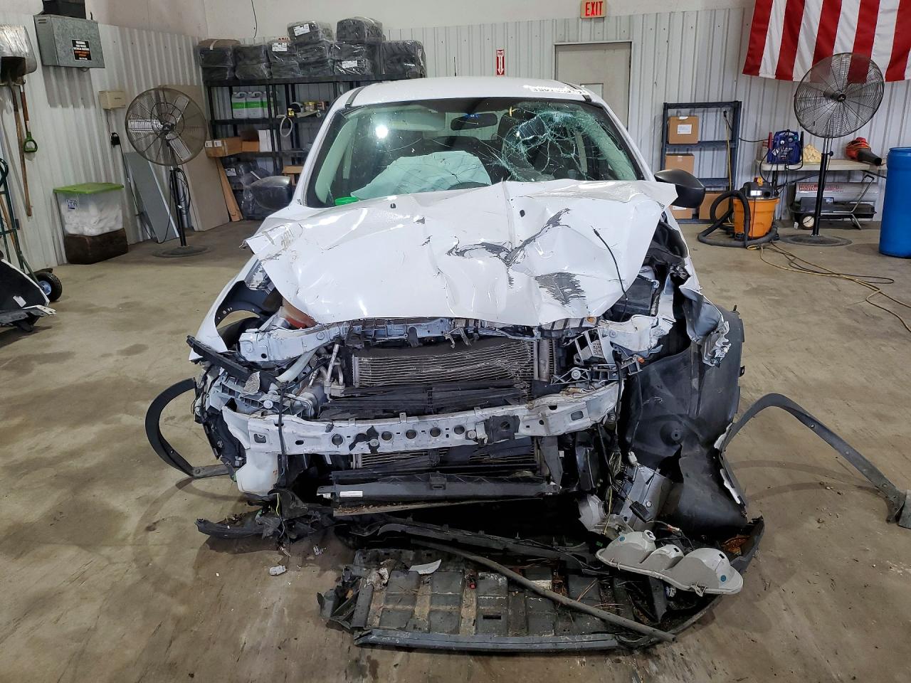 2015 Ford Escape S White vin: 1FMCU0F73FUB35492