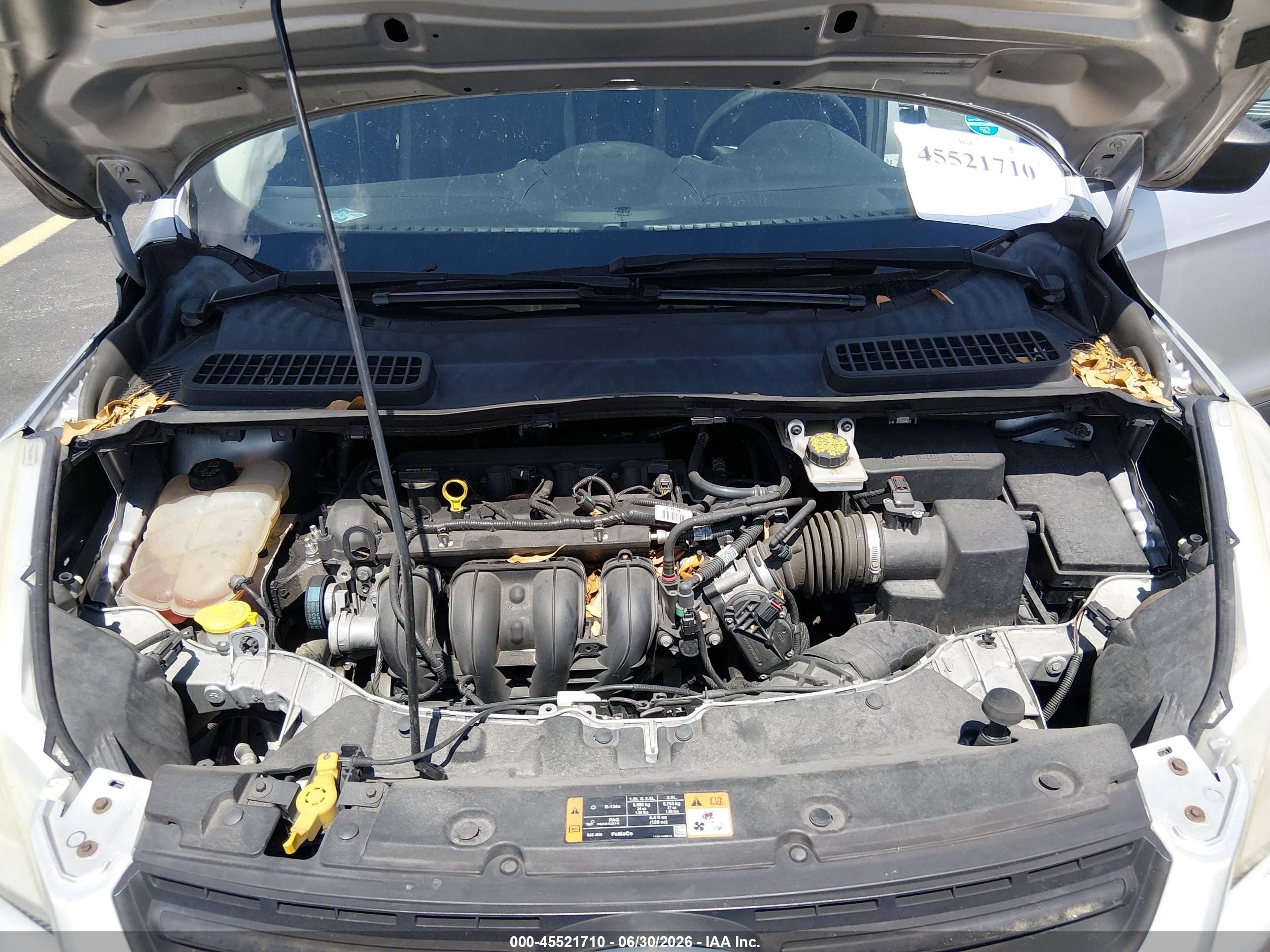 2015 Ford Escape S Silver vin: 1FMCU0F73FUC55972