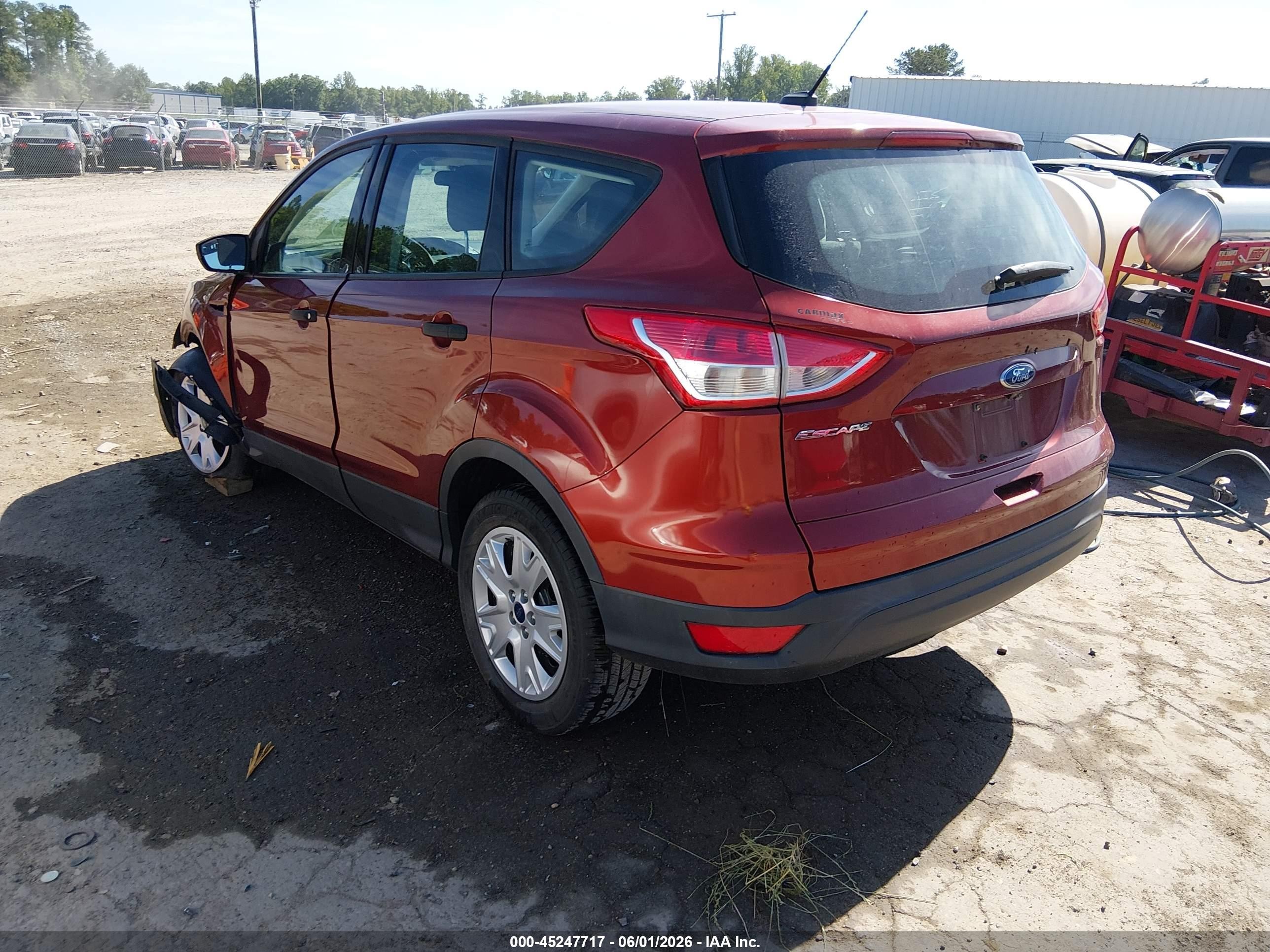 2016 Ford Escape S Burgundy vin: 1FMCU0F73GUB50091
