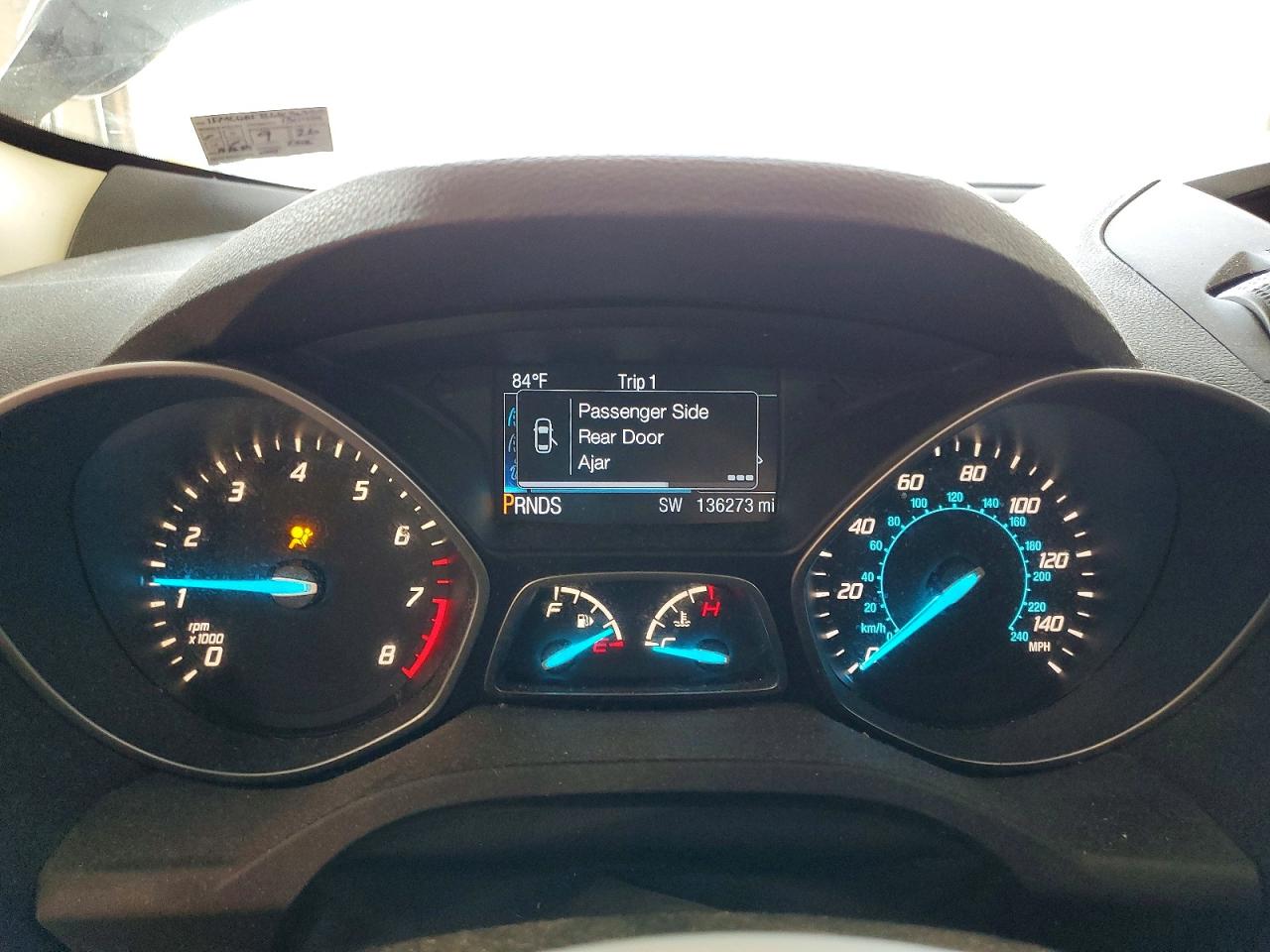 2016 Ford Escape S Black vin: 1FMCU0F73GUC36355