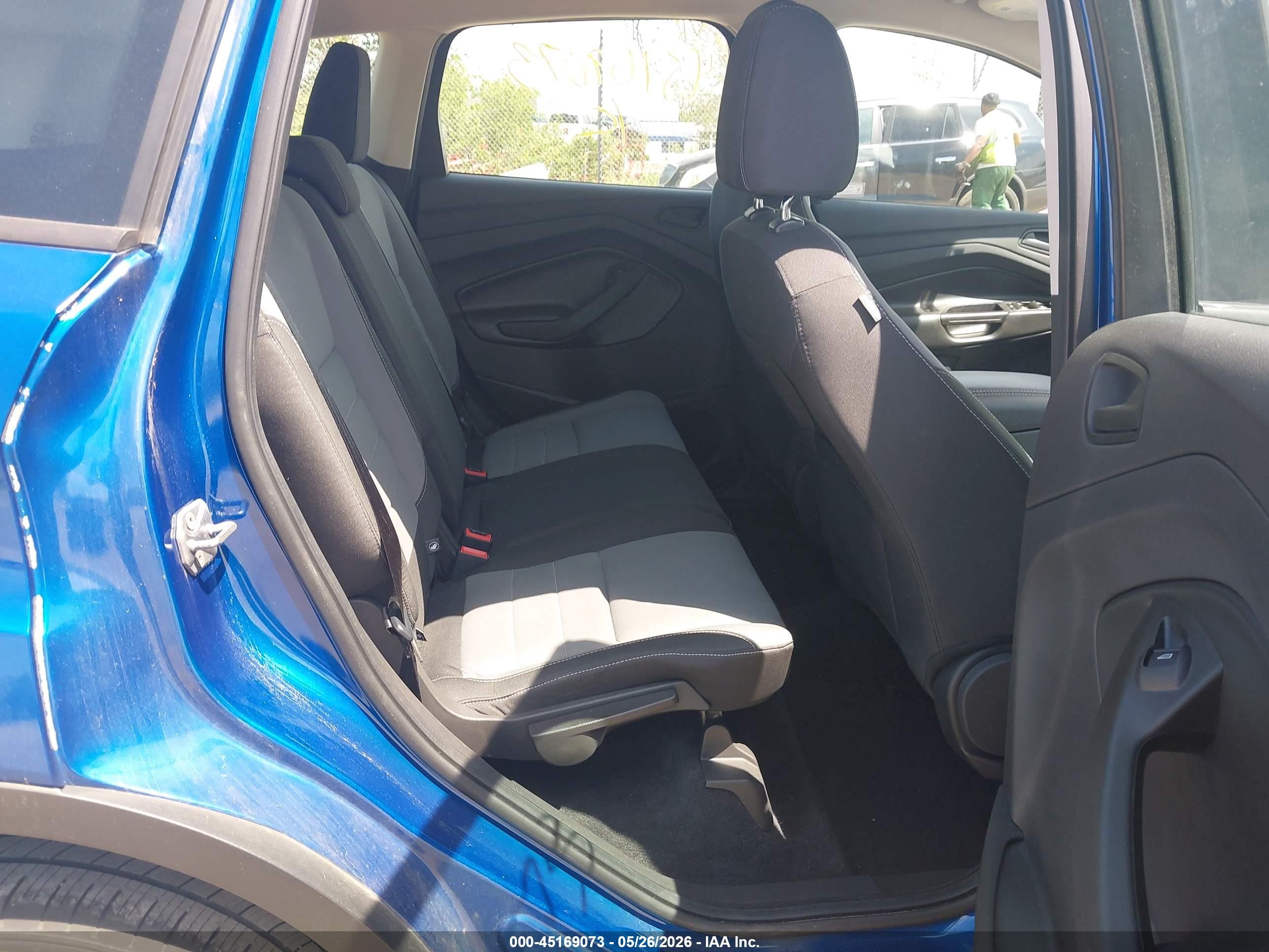 2017 Ford Escape S Blue vin: 1FMCU0F73HUC08167