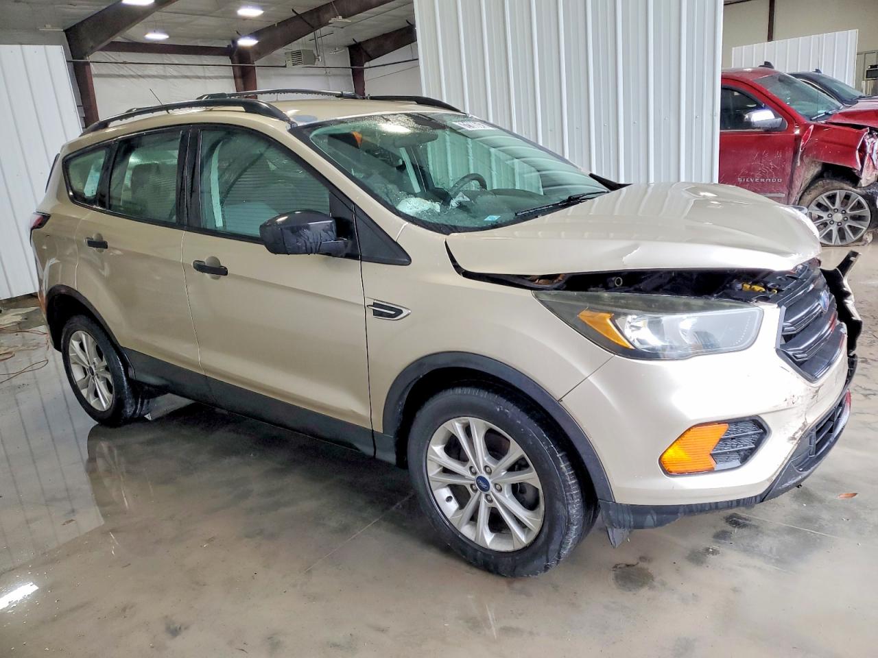 2018 Ford Escape S Gold vin: 1FMCU0F73JUB04719