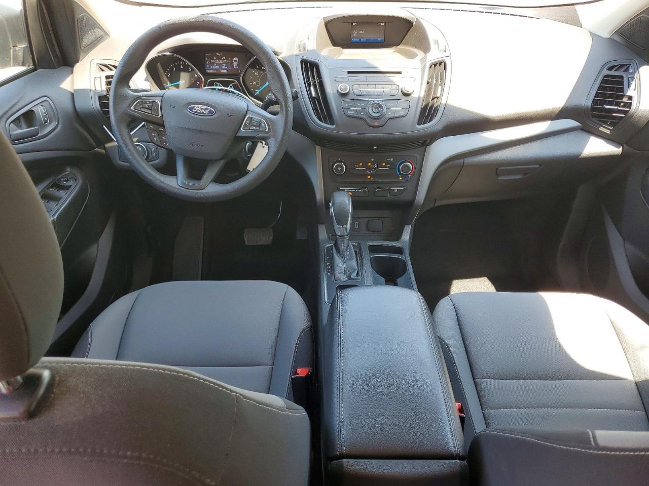 2018 Ford Escape S White vin: 1FMCU0F73JUC26951