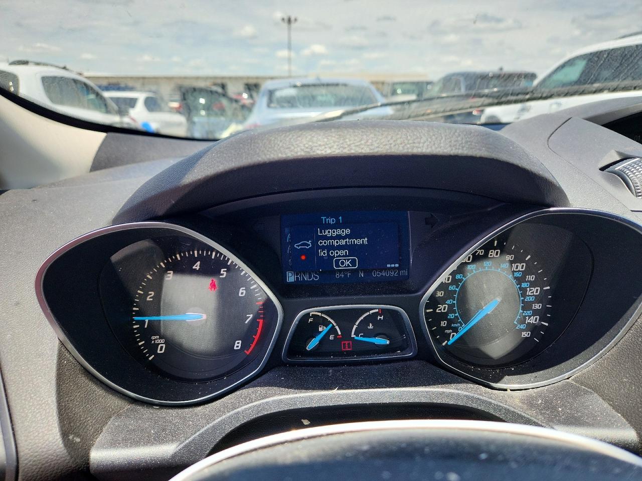 2013 Ford Escape Blue vin: 1FMCU0F74DUA20588