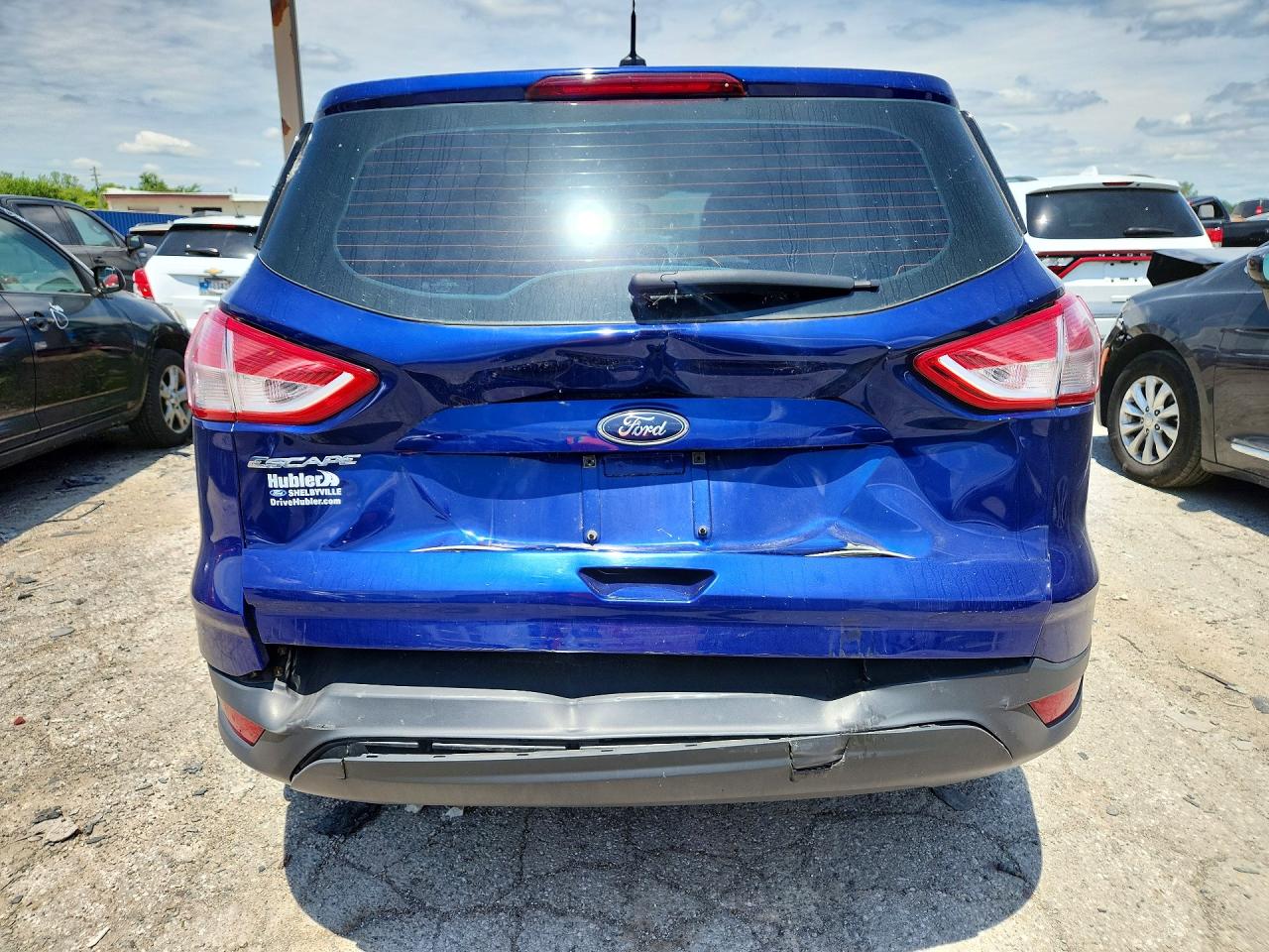 2013 Ford Escape Blue vin: 1FMCU0F74DUA20588