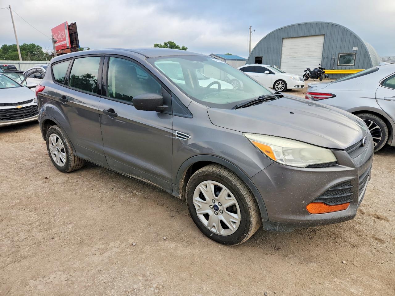 2013 Ford Escape S Gray vin: 1FMCU0F74DUA40145