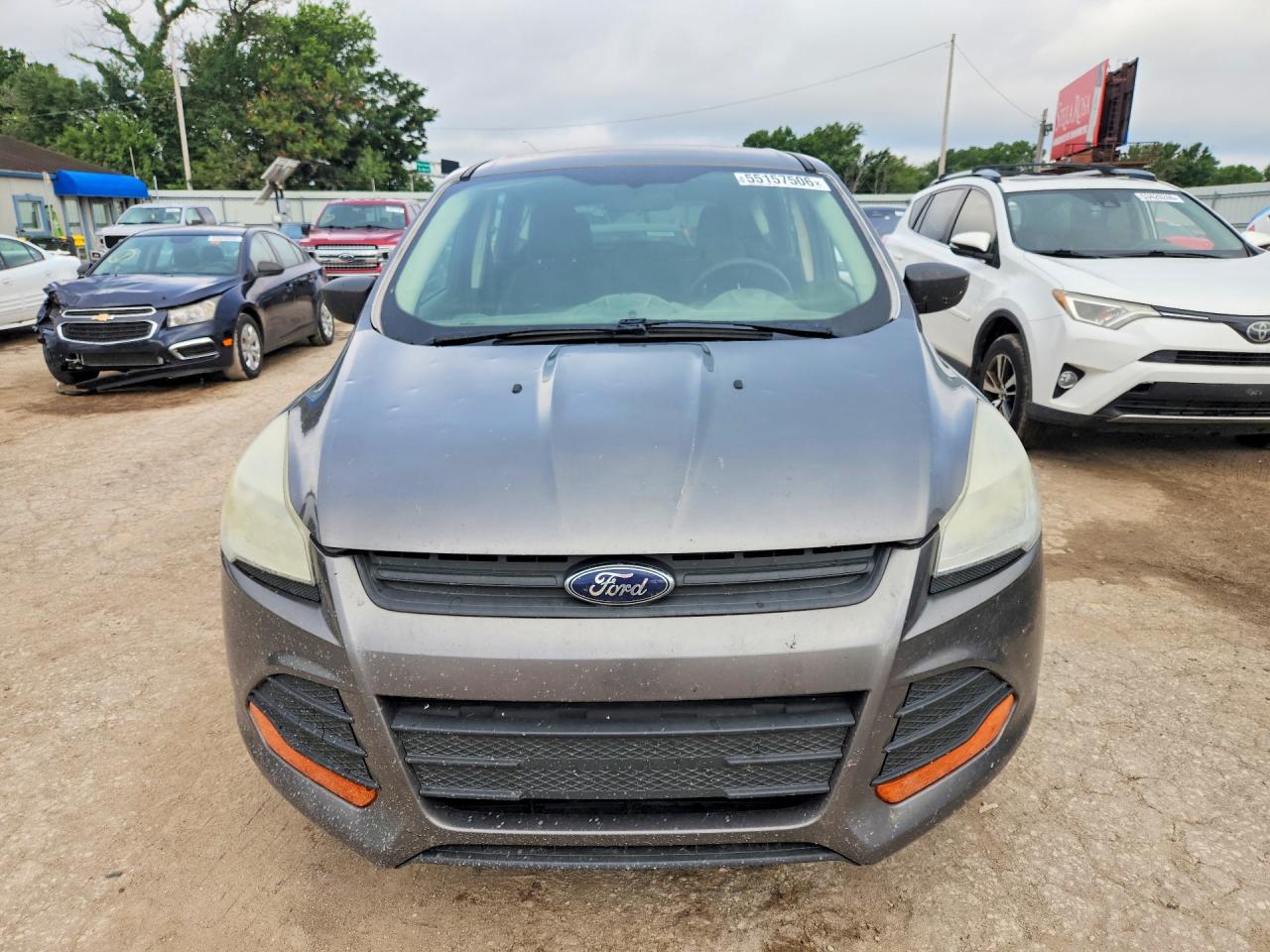 2013 Ford Escape S Gray vin: 1FMCU0F74DUA40145