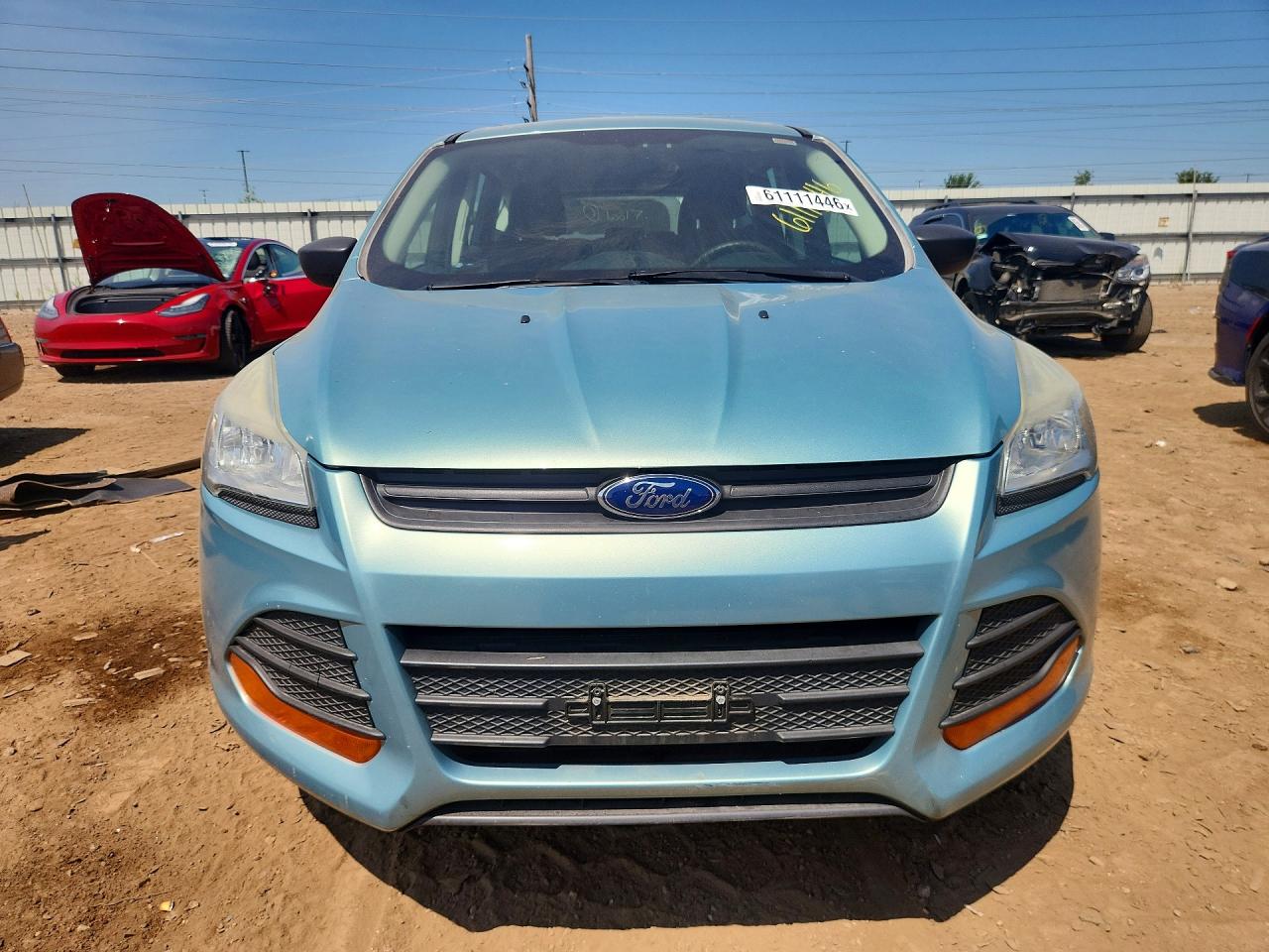 2013 Ford Escape Turquoise vin: 1FMCU0F74DUA99020