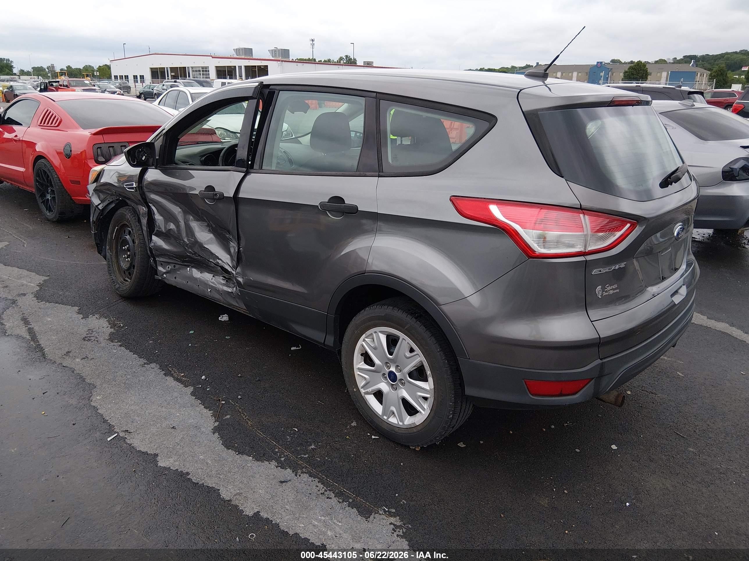 2013 Ford Escape S Gray vin: 1FMCU0F74DUB00506