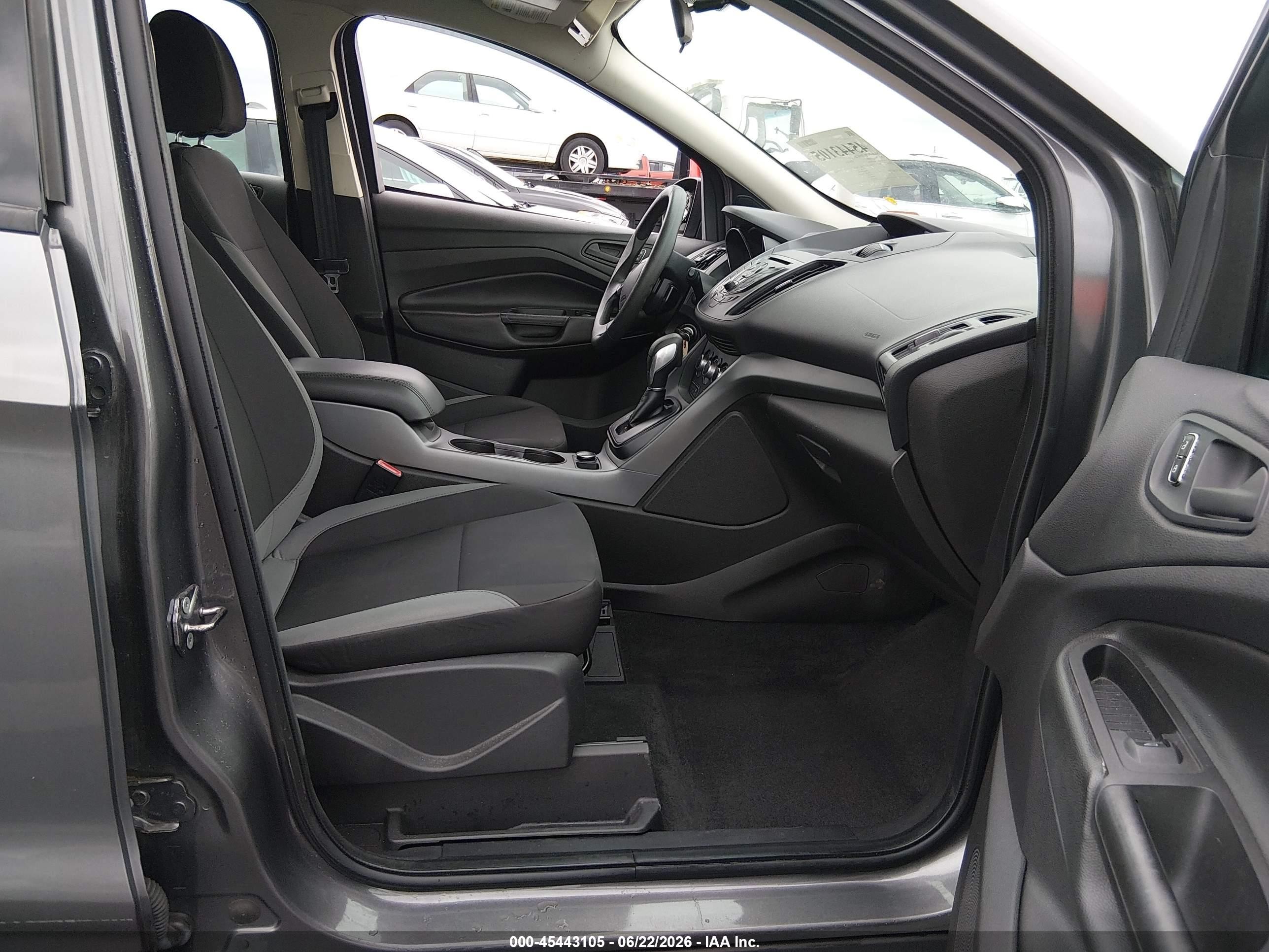 2013 Ford Escape S Gray vin: 1FMCU0F74DUB00506