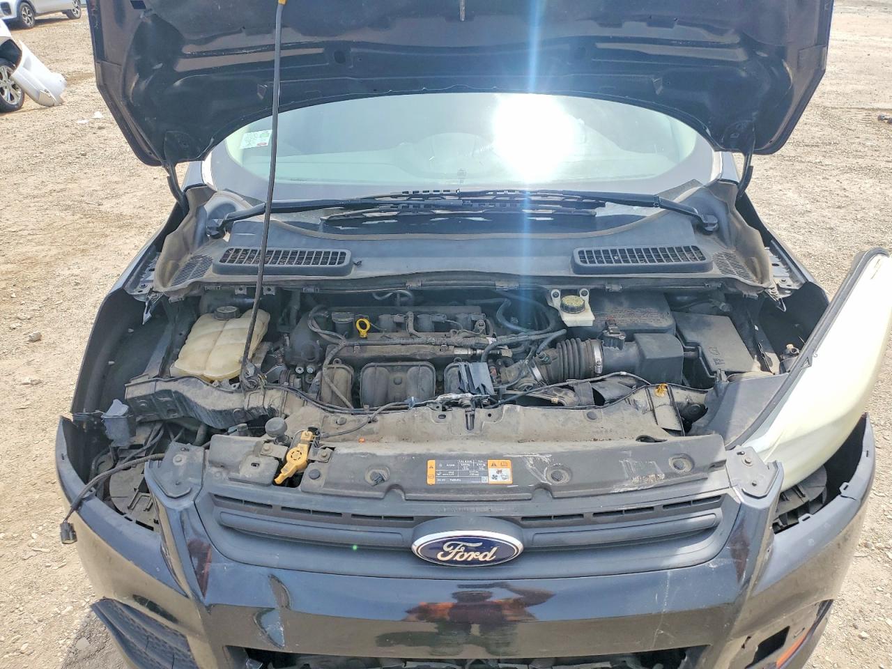 2013 Ford Escape S Black vin: 1FMCU0F74DUB78705