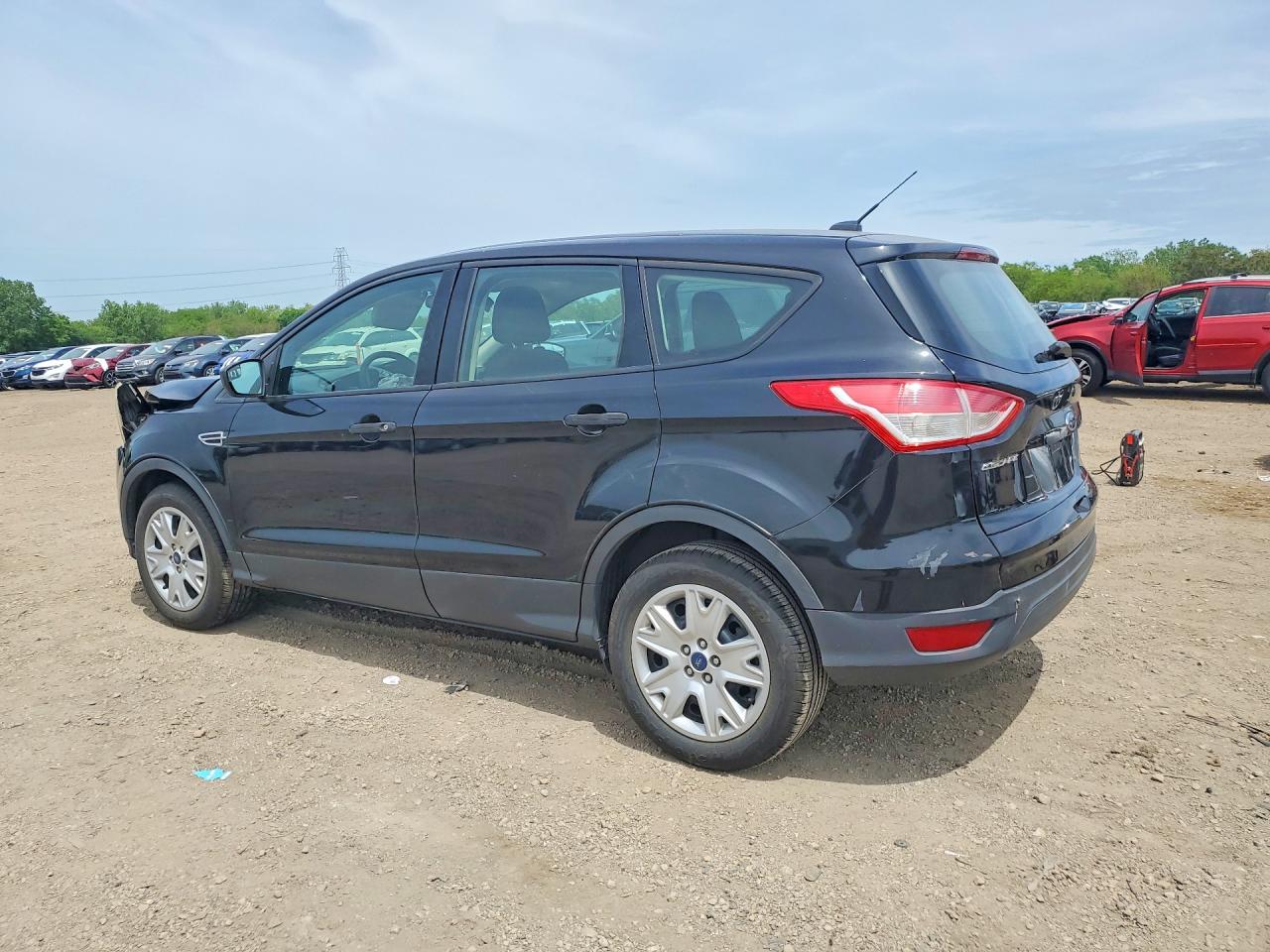 2013 Ford Escape S Black vin: 1FMCU0F74DUB78705