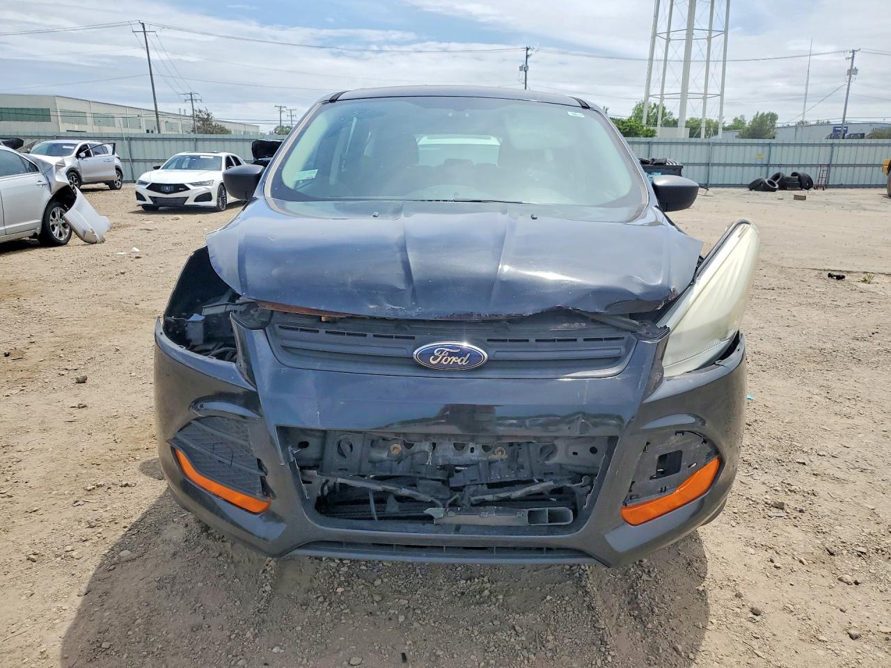 2013 Ford Escape S Black vin: 1FMCU0F74DUB78705