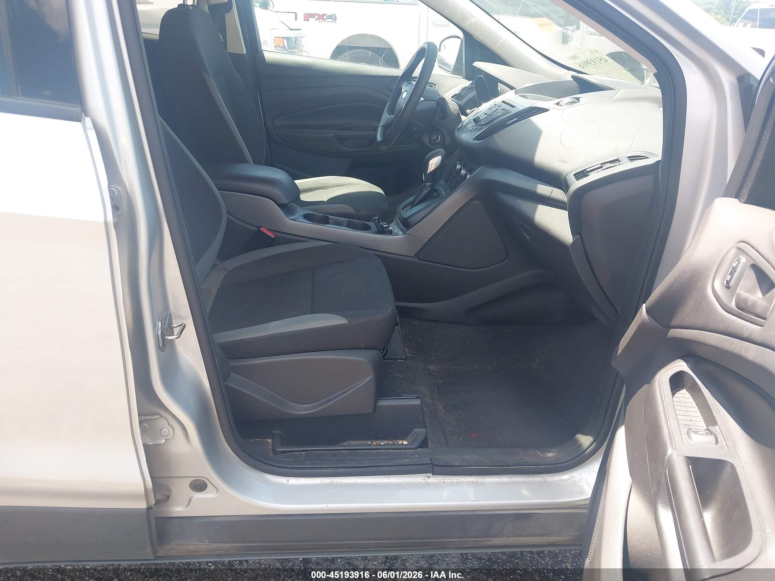 2013 Ford Escape S Silver vin: 1FMCU0F74DUB83242