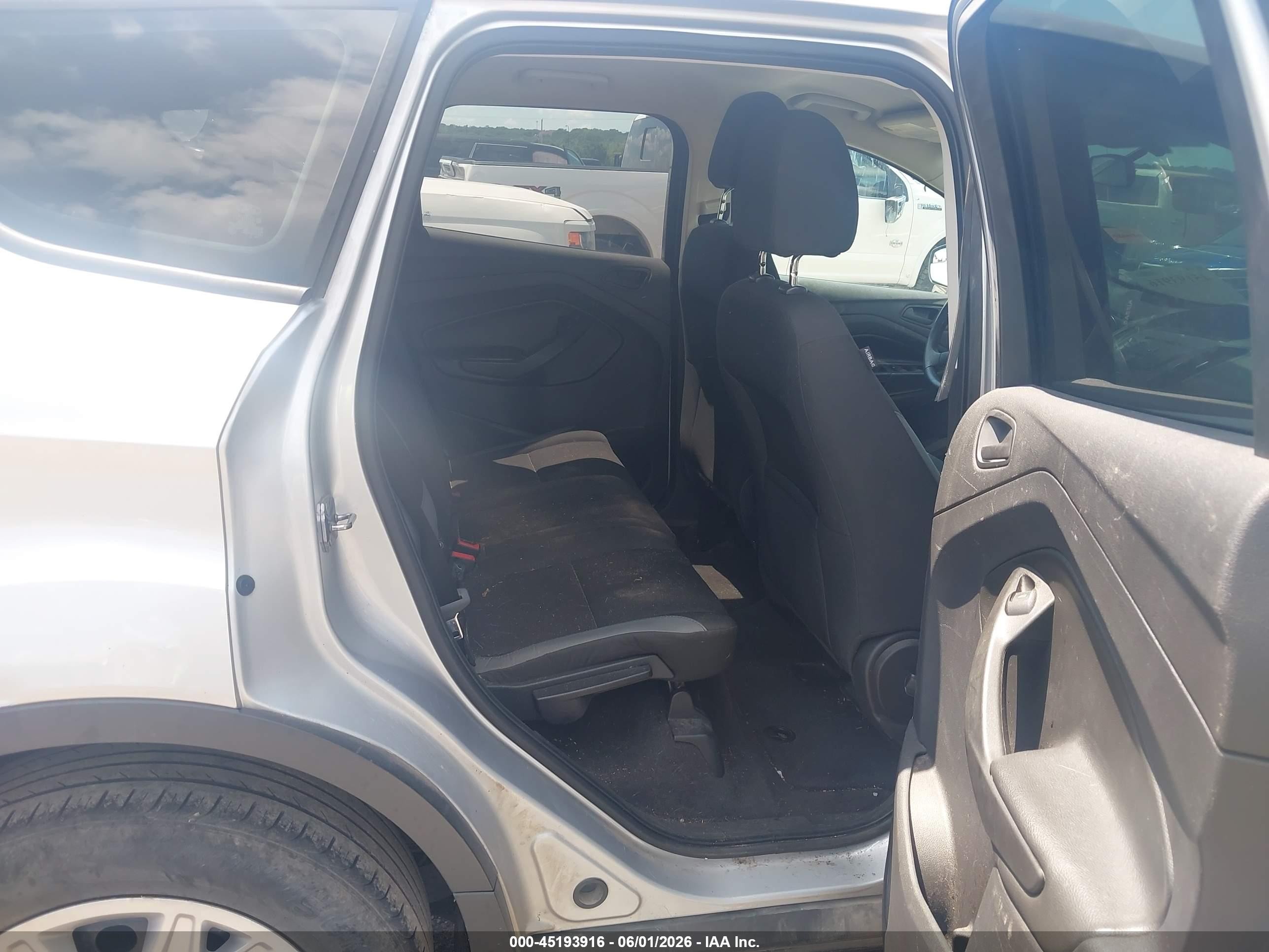 2013 Ford Escape S Silver vin: 1FMCU0F74DUB83242