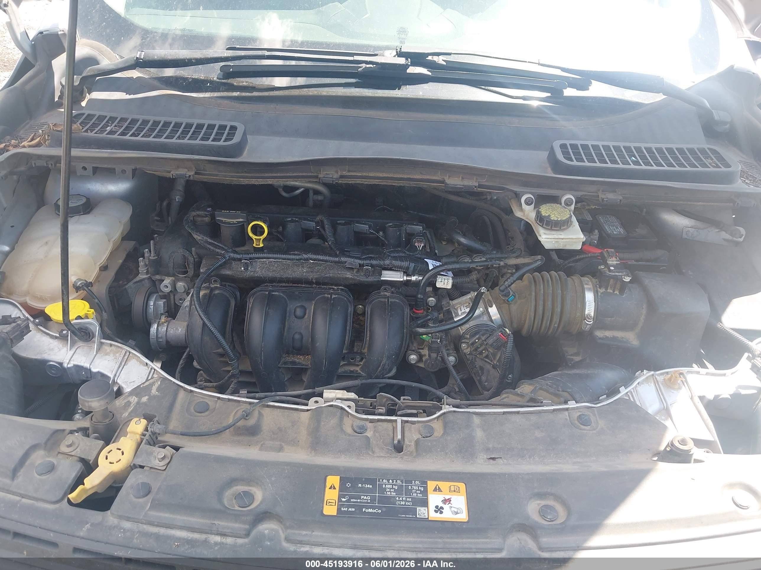 2013 Ford Escape S Silver vin: 1FMCU0F74DUB83242