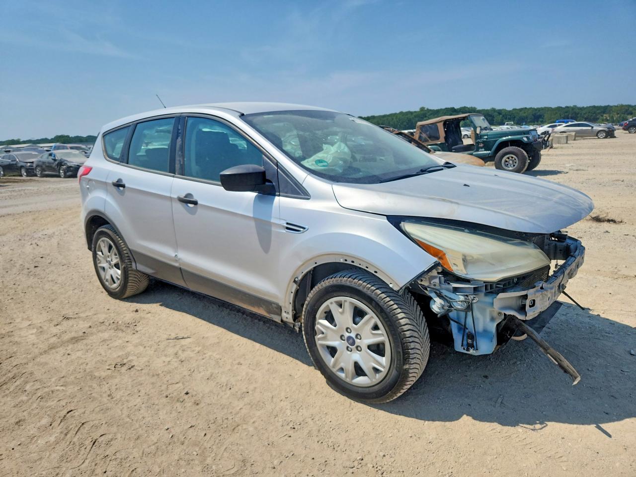 2013 Ford Escape Серебряный vin: 1FMCU0F74DUC23481