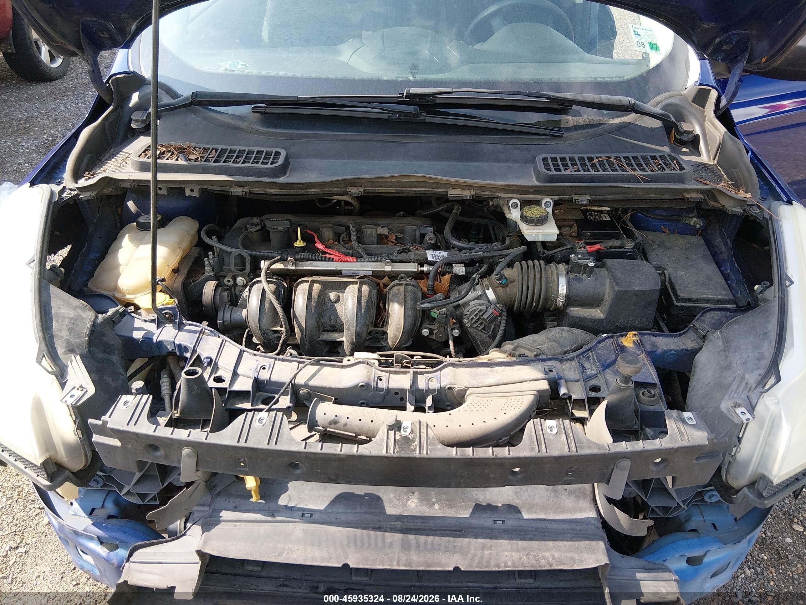 2013 Ford Escape S Blue vin: 1FMCU0F74DUC56383