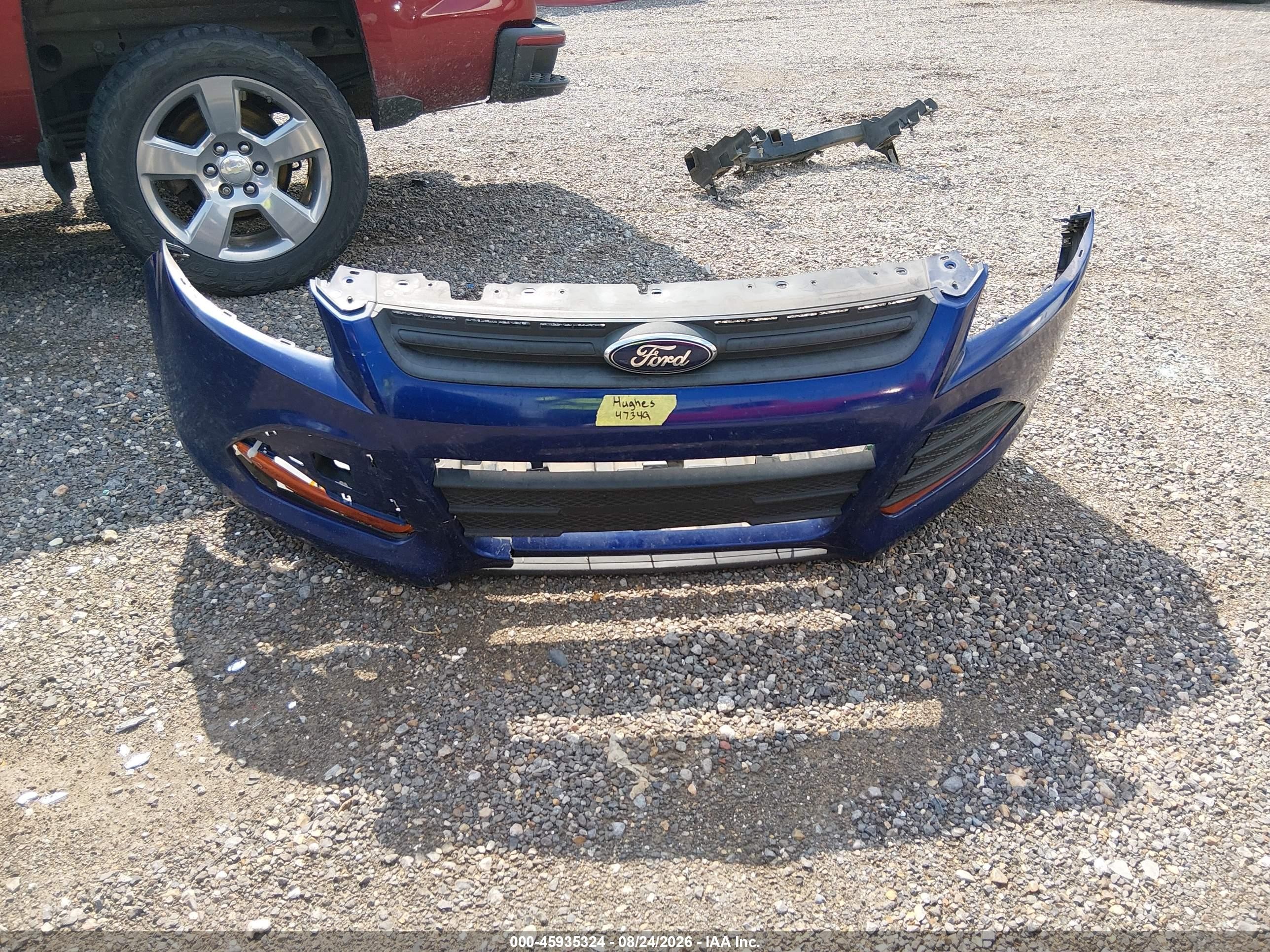 2013 Ford Escape S Blue vin: 1FMCU0F74DUC56383