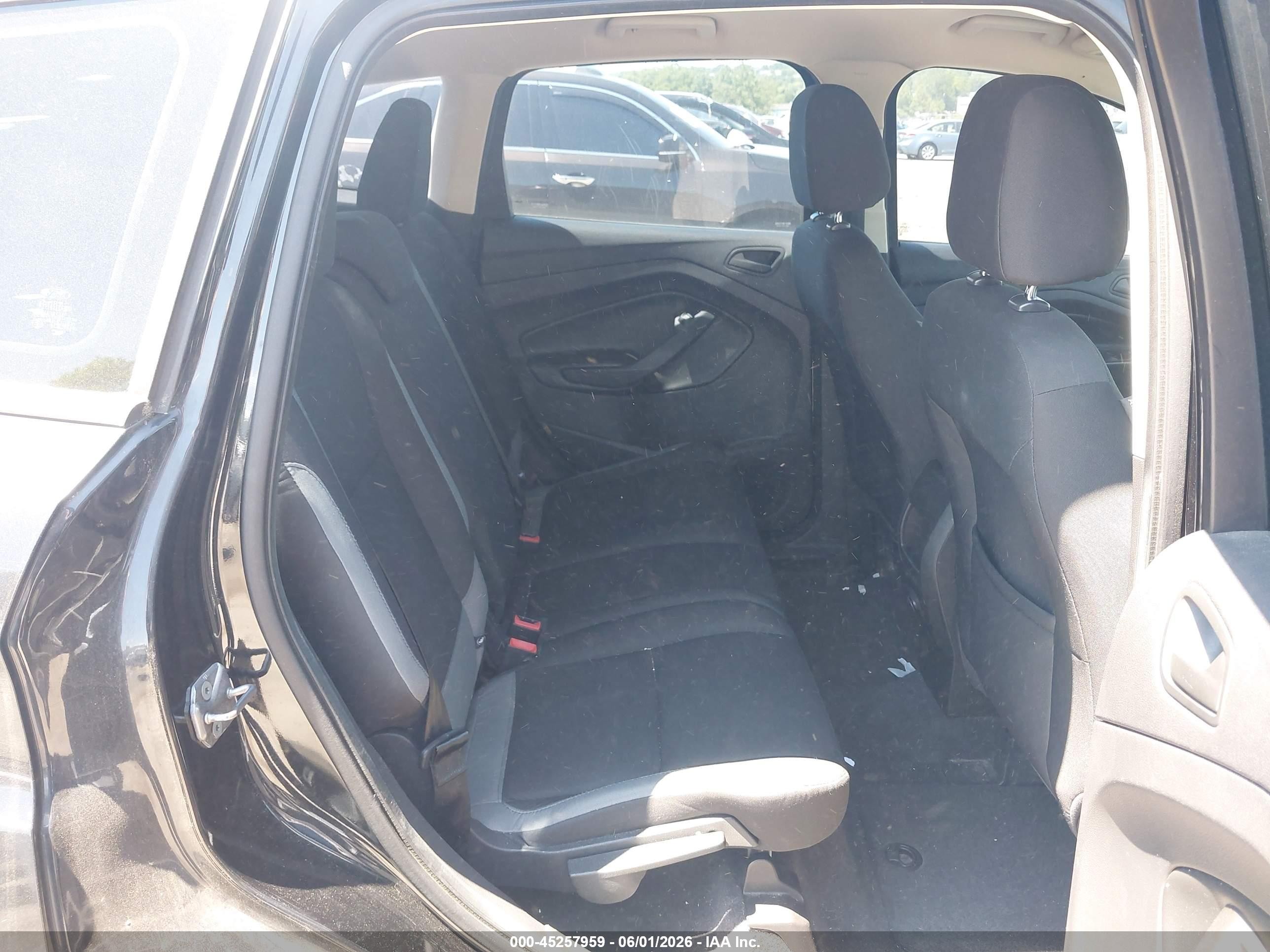 2013 Ford Escape S Black vin: 1FMCU0F74DUD30580