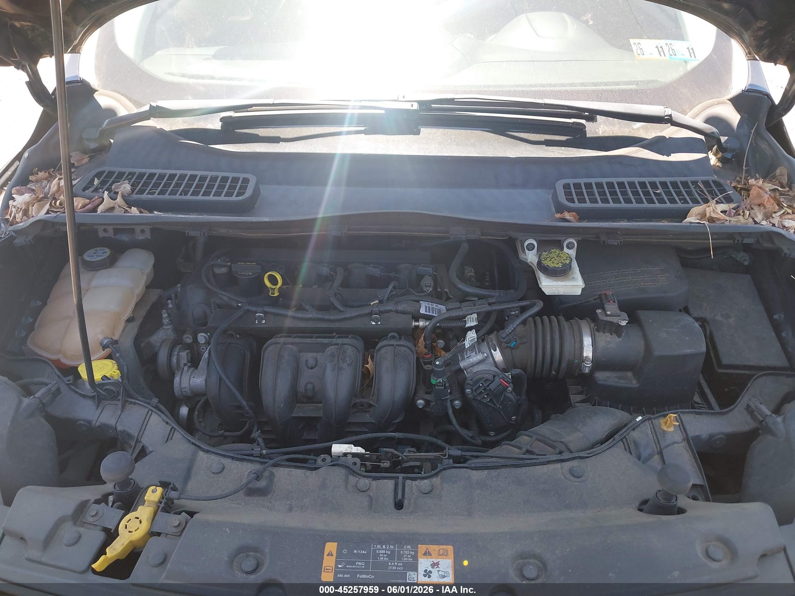 2013 Ford Escape S Black vin: 1FMCU0F74DUD30580