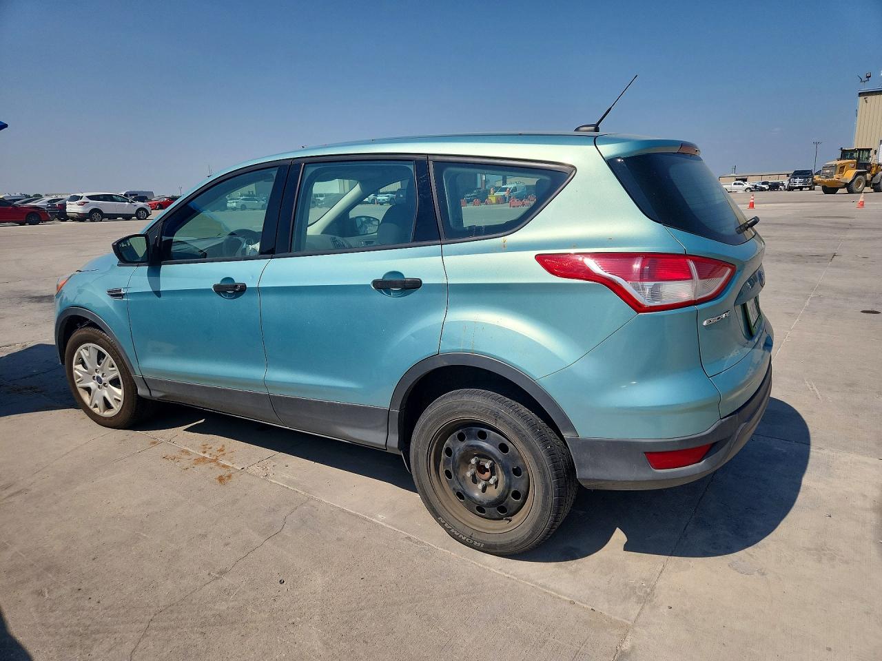 2013 Ford Escape S Green vin: 1FMCU0F74DUD39571