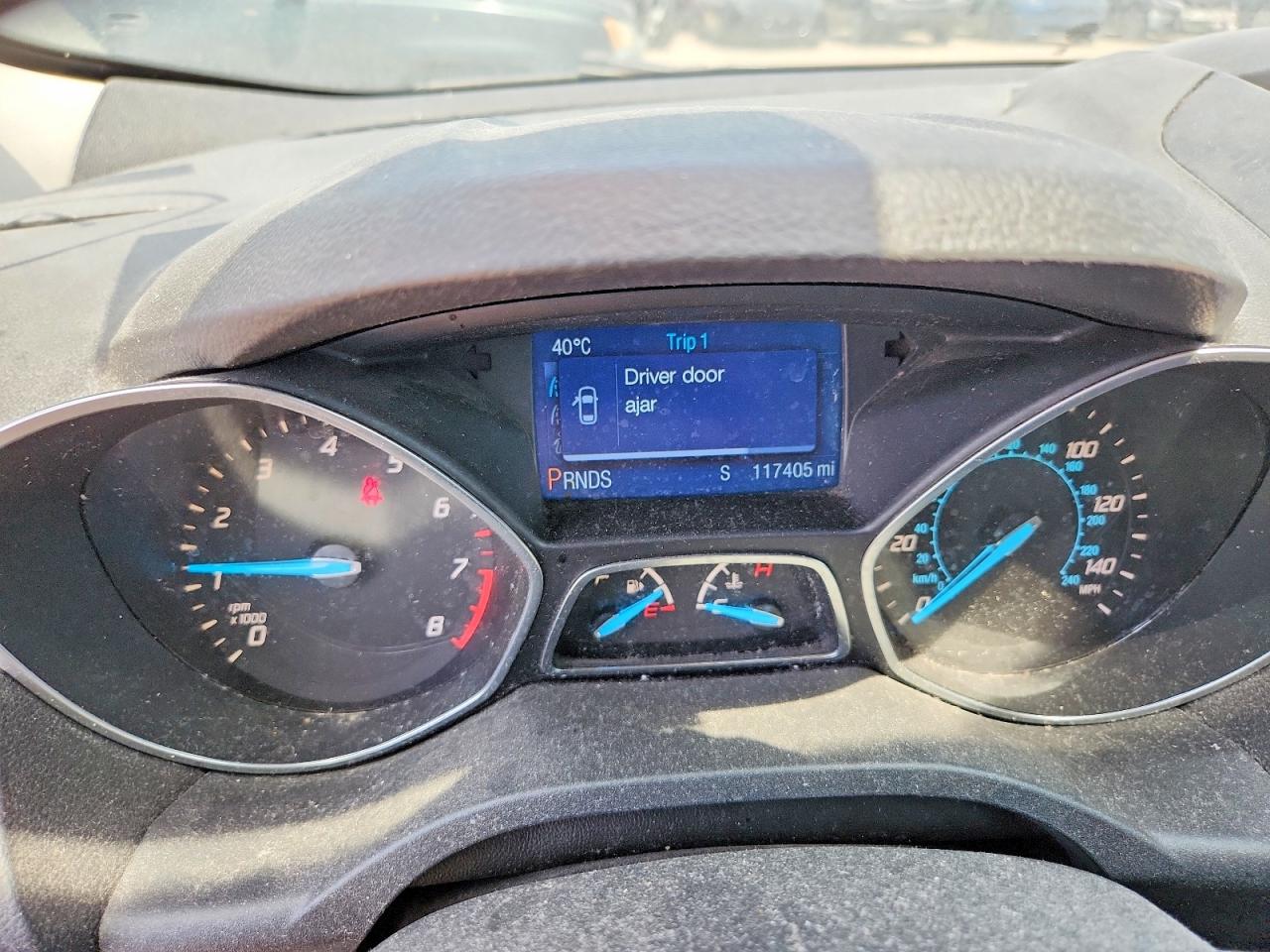2013 Ford Escape S Green vin: 1FMCU0F74DUD39571