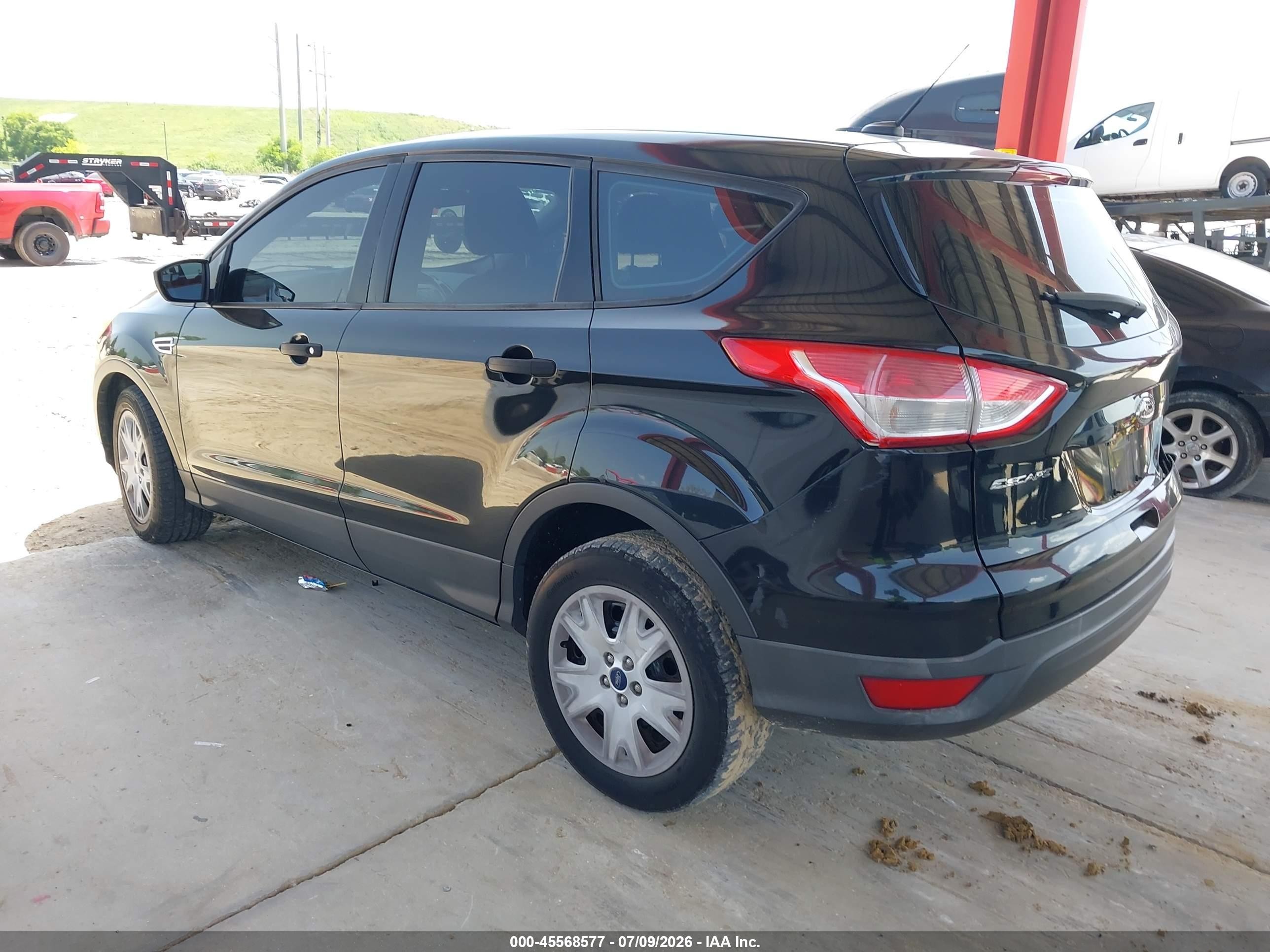 2013 Ford Escape S Black vin: 1FMCU0F74DUD65572