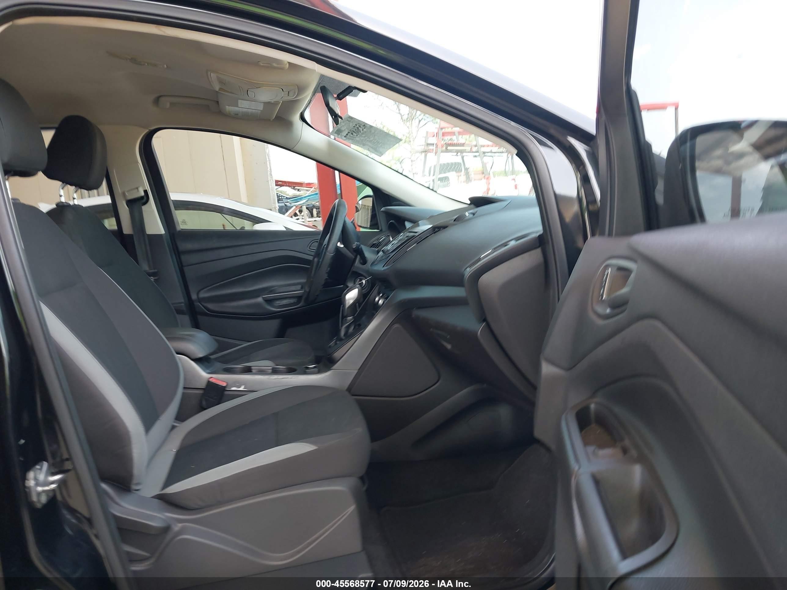 2013 Ford Escape S Black vin: 1FMCU0F74DUD65572