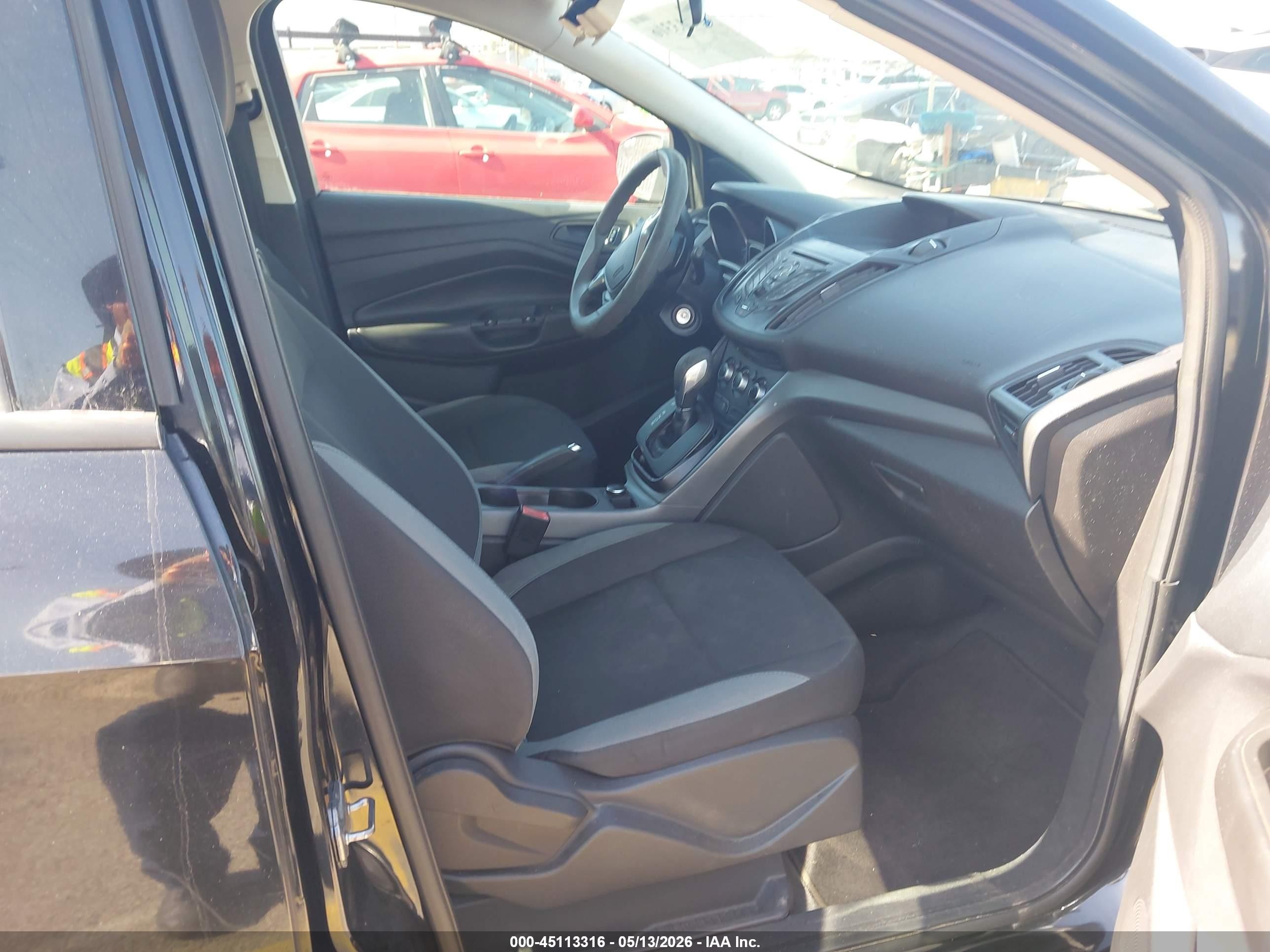 2014 Ford Escape S Black vin: 1FMCU0F74EUA05493