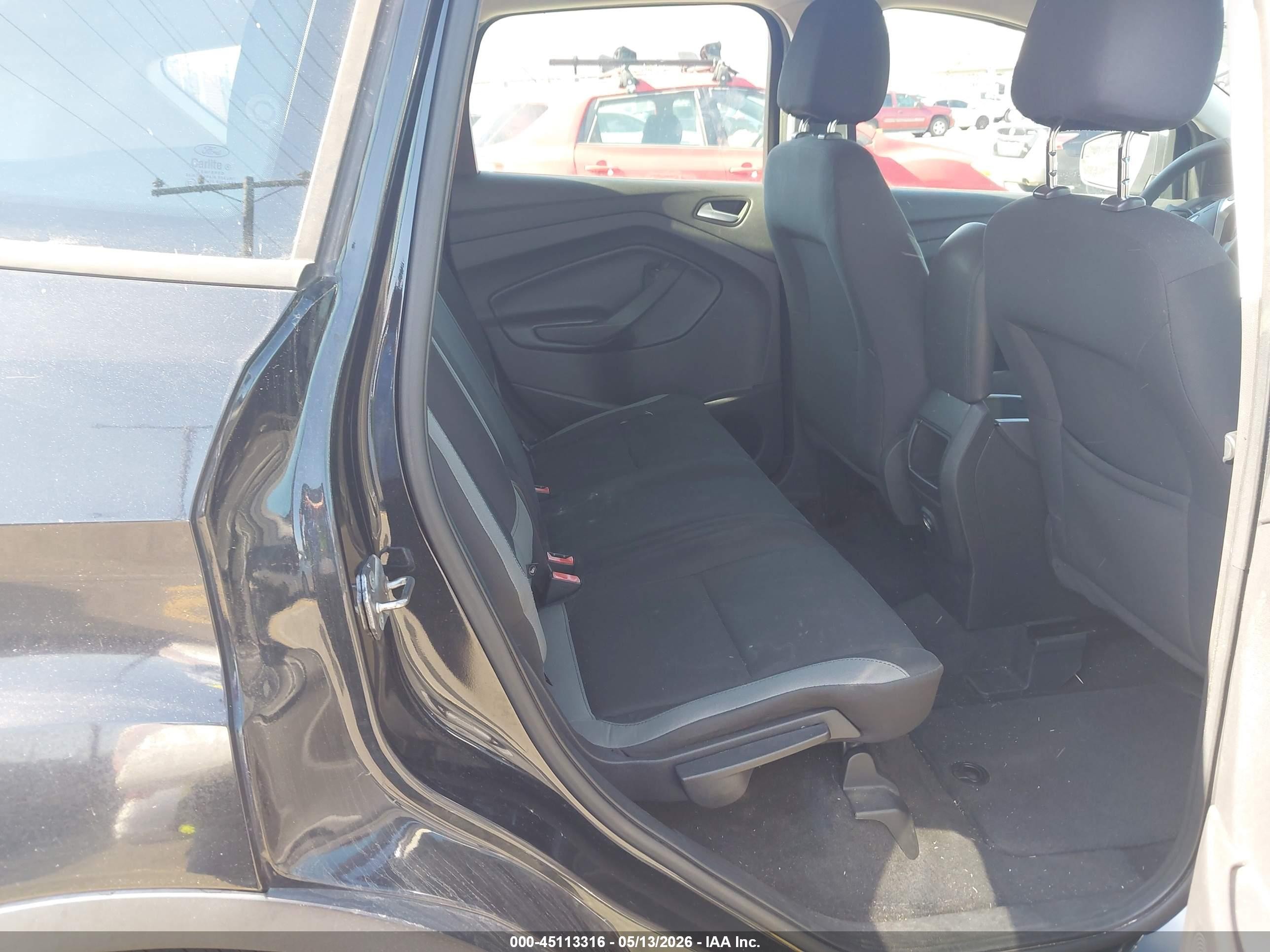 2014 Ford Escape S Black vin: 1FMCU0F74EUA05493