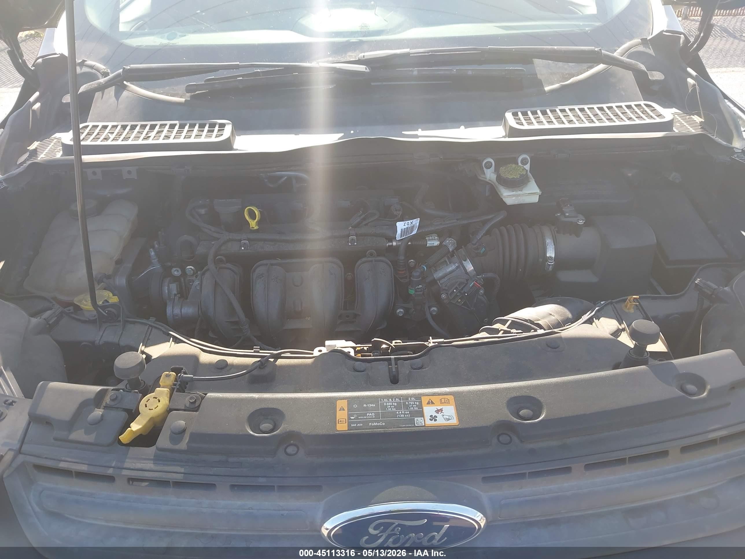 2014 Ford Escape S Black vin: 1FMCU0F74EUA05493