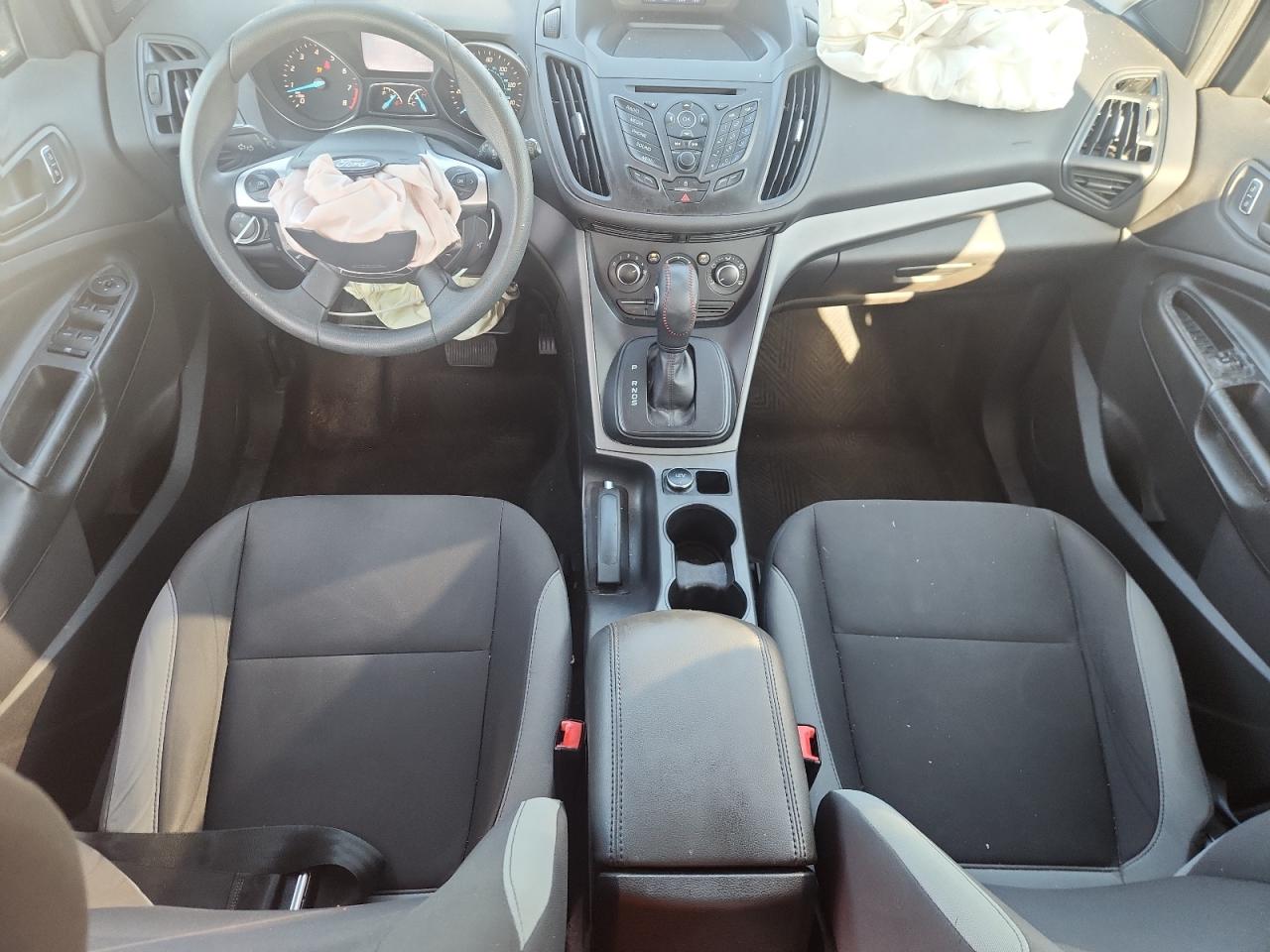 2014 Ford Escape S White vin: 1FMCU0F74EUA35545