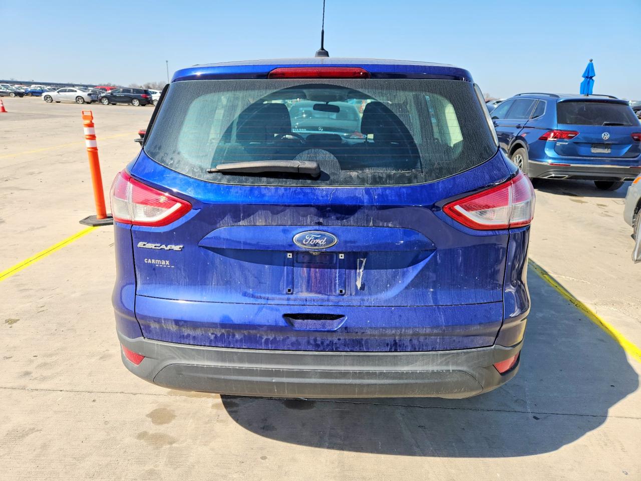 2014 Ford Escape S Blue vin: 1FMCU0F74EUA45525