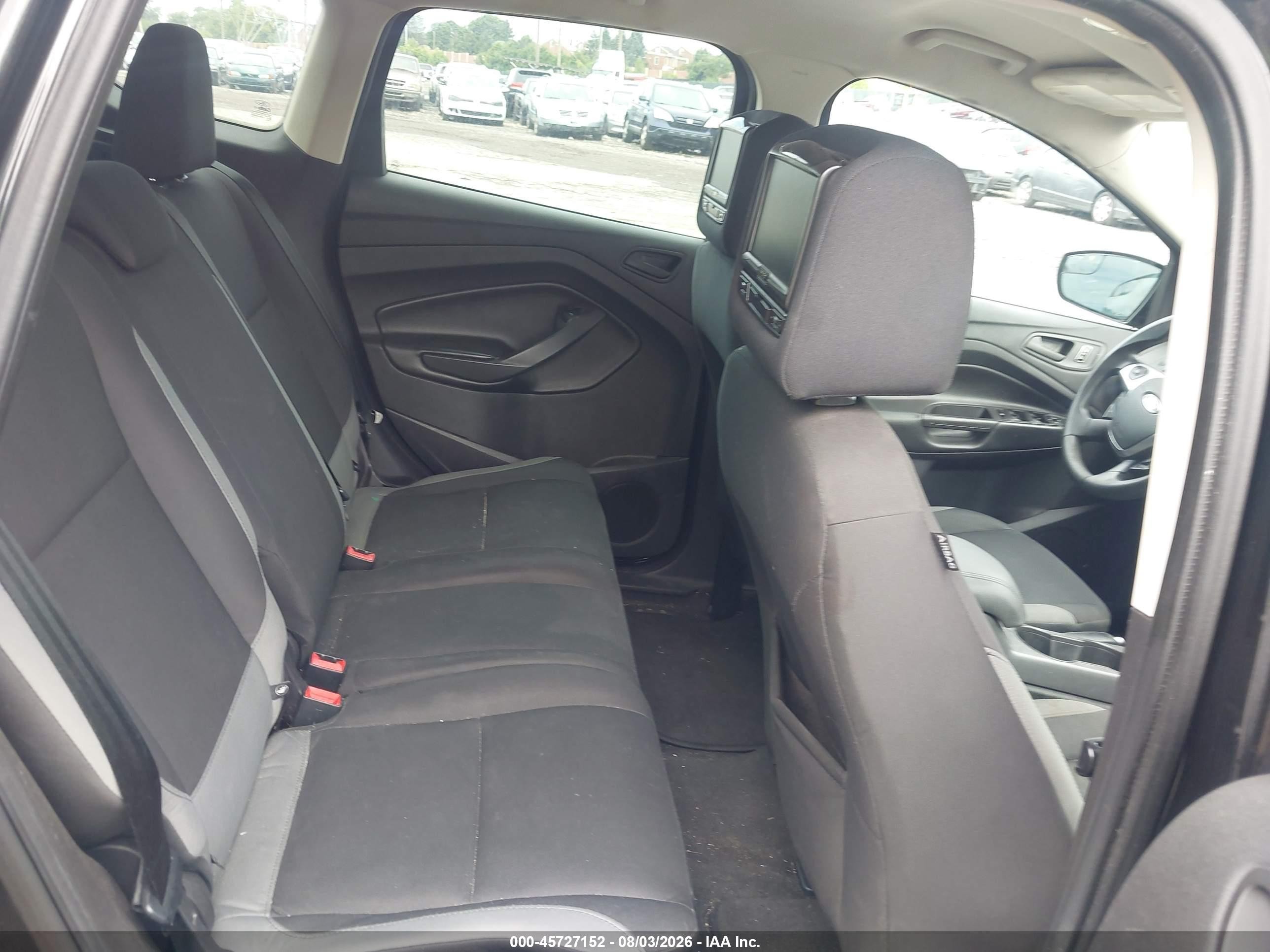 2014 Ford Escape S Black vin: 1FMCU0F74EUA82235