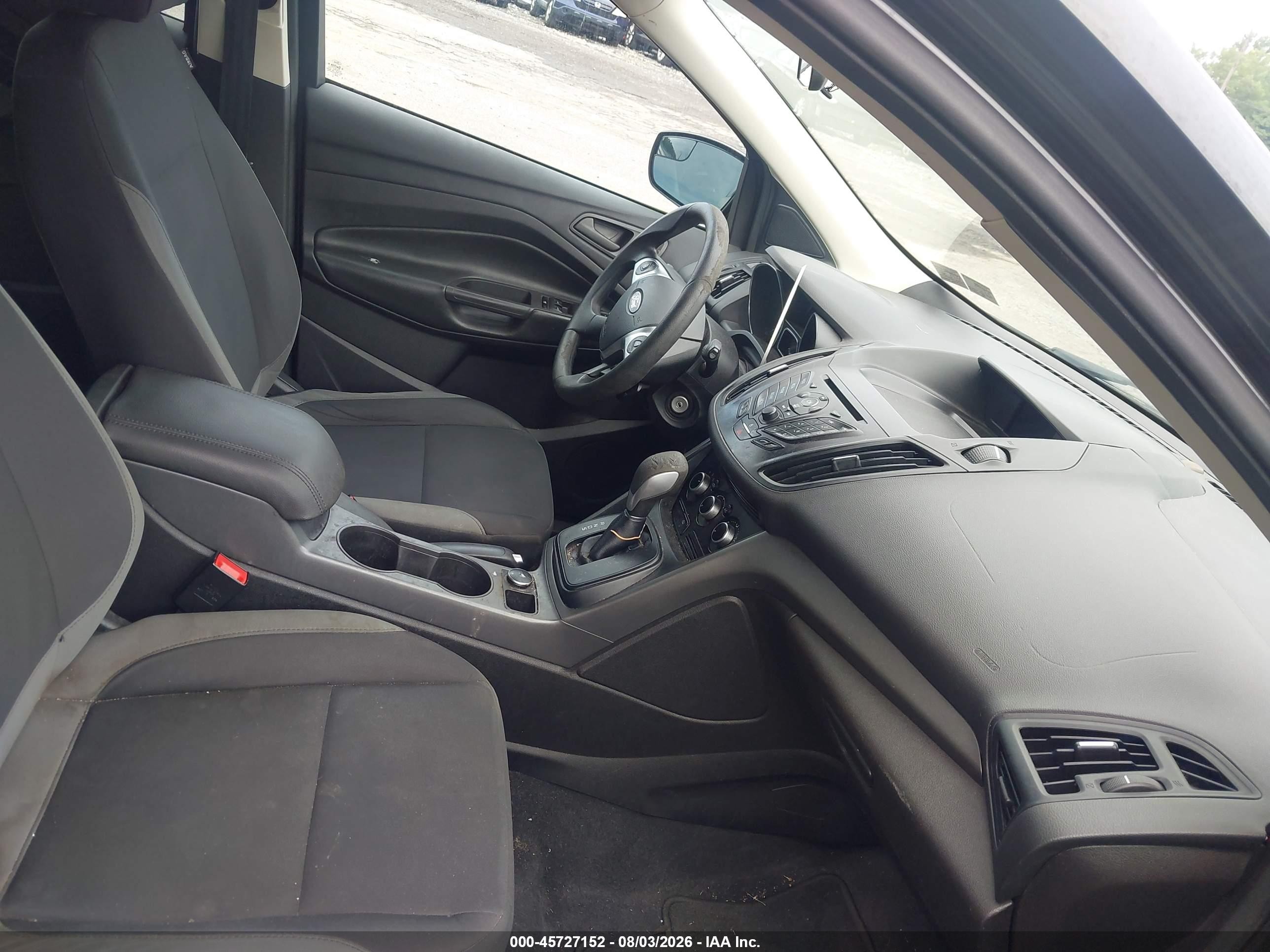 2014 Ford Escape S Black vin: 1FMCU0F74EUA82235