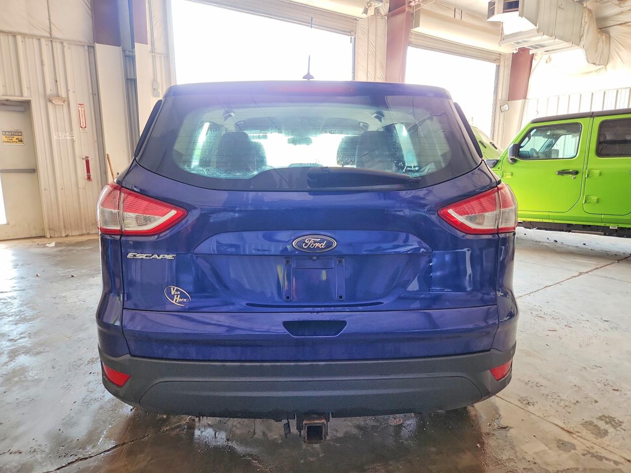 2014 Ford Escape S Blue vin: 1FMCU0F74EUB24290