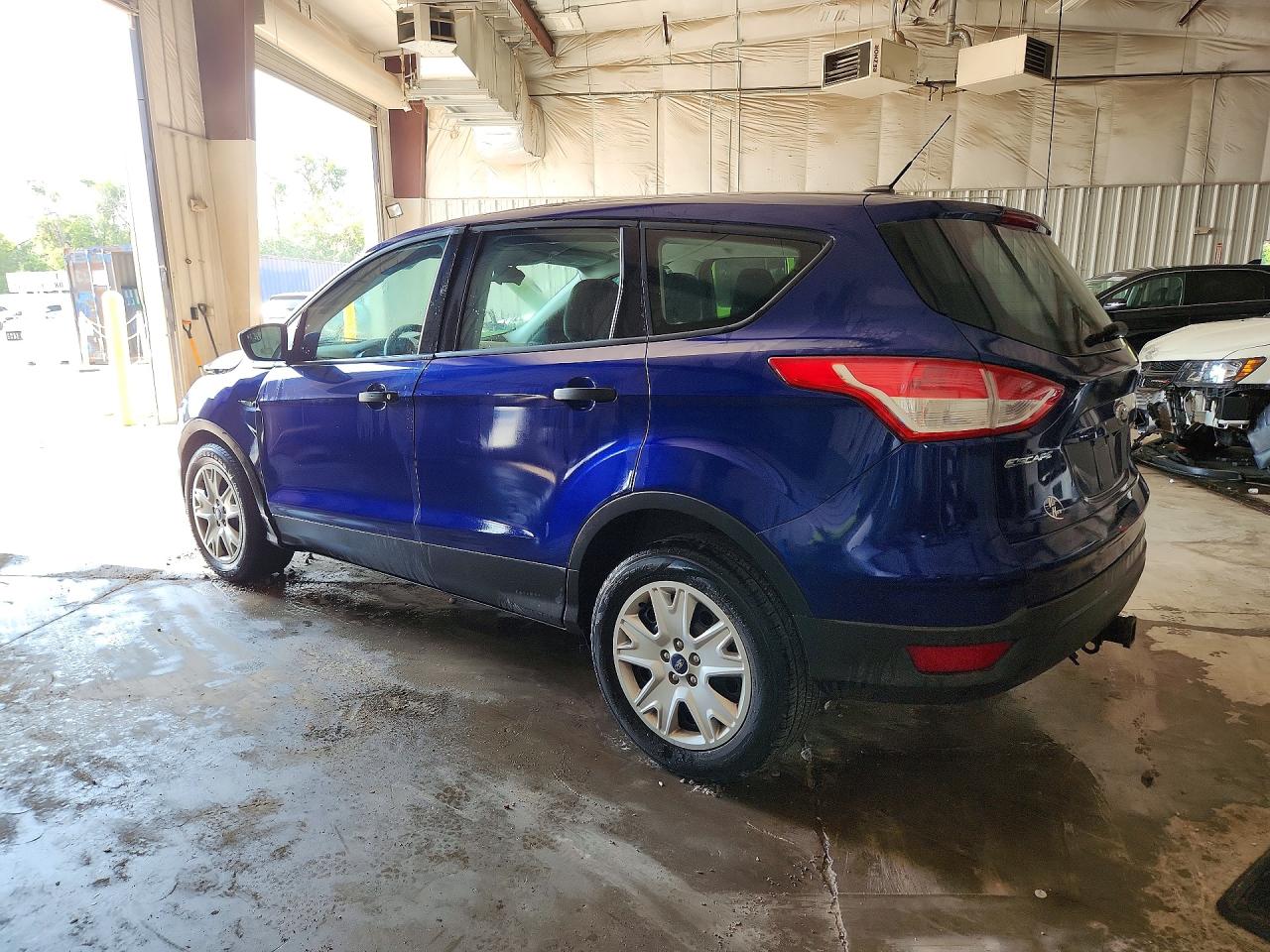 2014 Ford Escape S Blue vin: 1FMCU0F74EUB24290