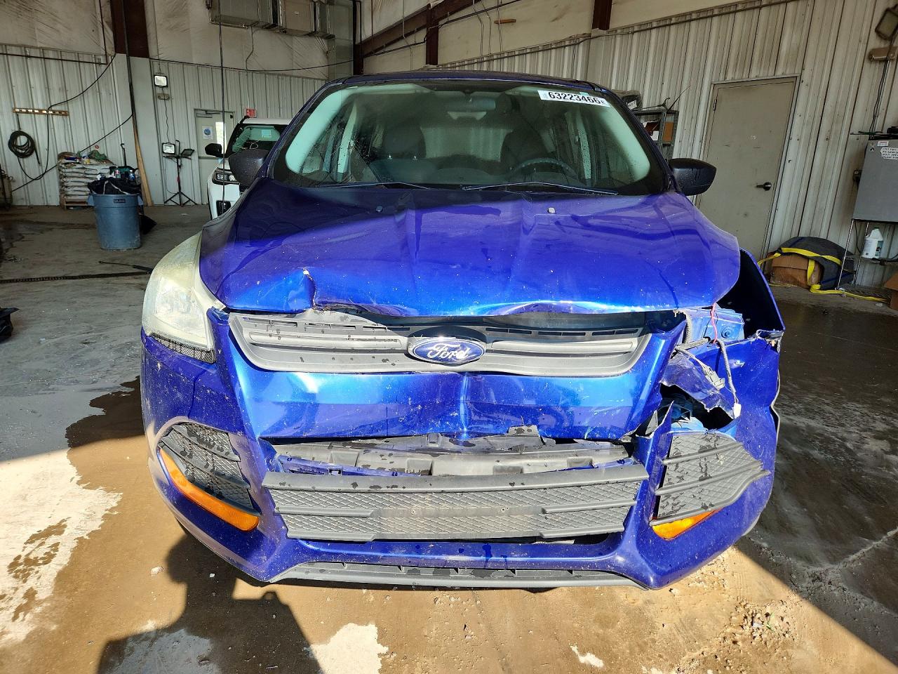 2014 Ford Escape S Blue vin: 1FMCU0F74EUB24290