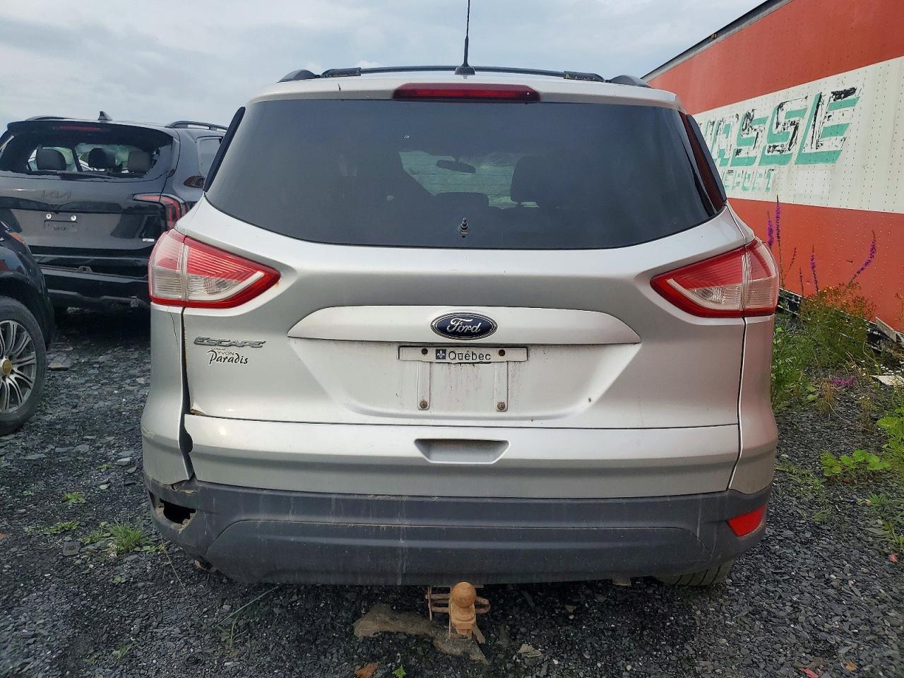 2014 Ford Escape S Silver vin: 1FMCU0F74EUB50646