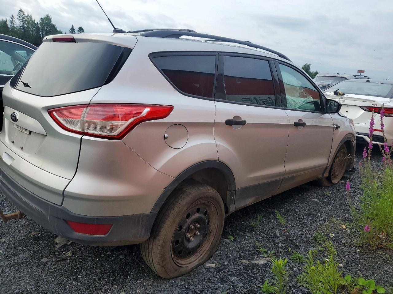 2014 Ford Escape S Silver vin: 1FMCU0F74EUB50646