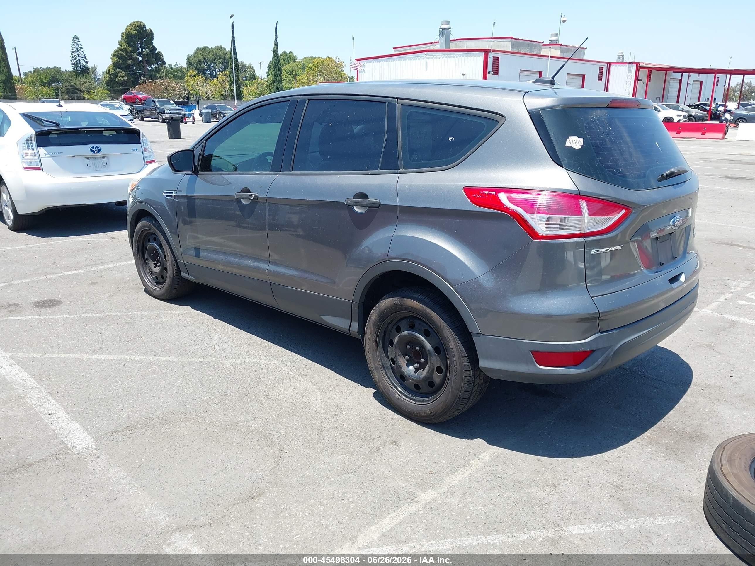 2014 Ford Escape S Серый vin: 1FMCU0F74EUB63879
