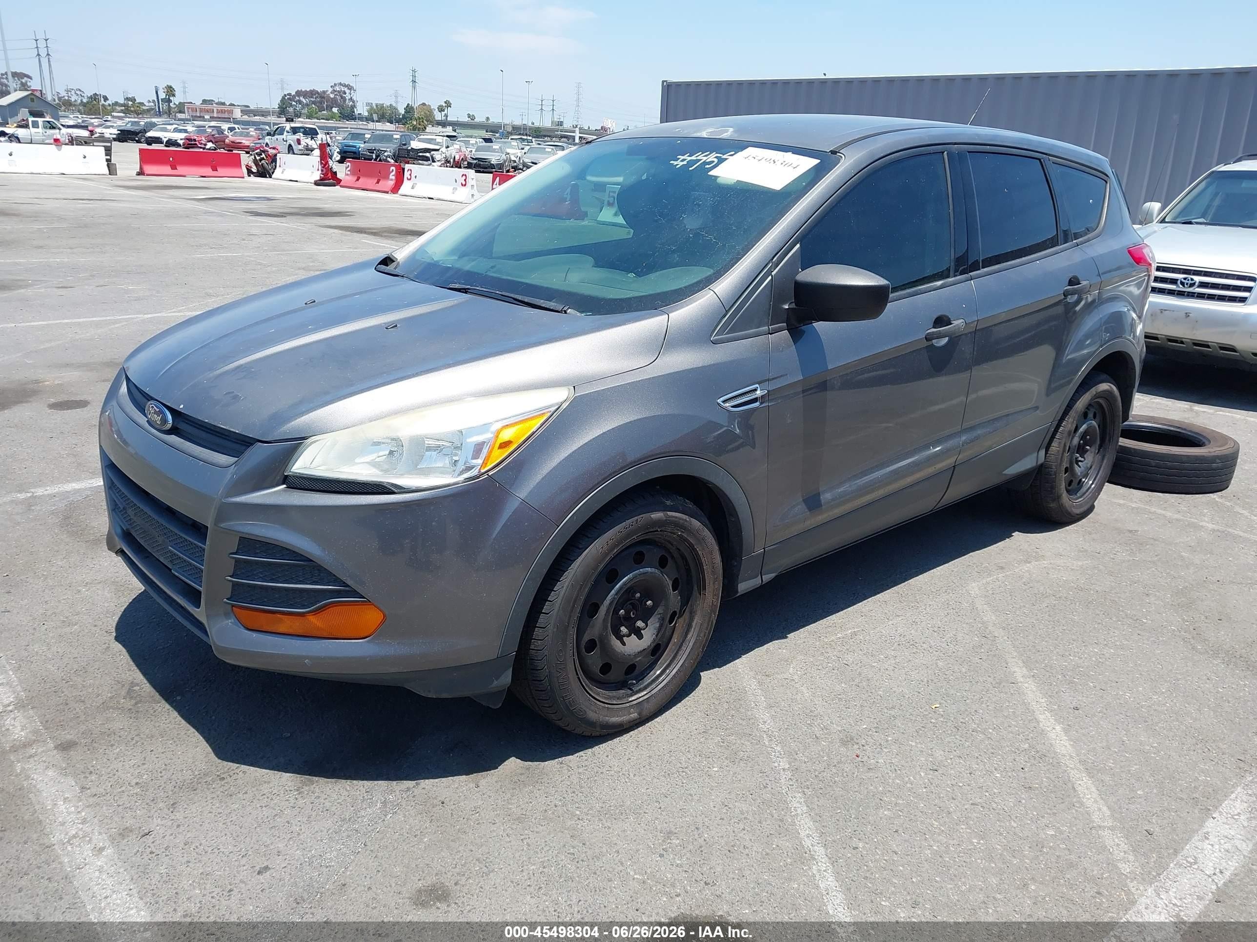 2014 Ford Escape S Серый vin: 1FMCU0F74EUB63879
