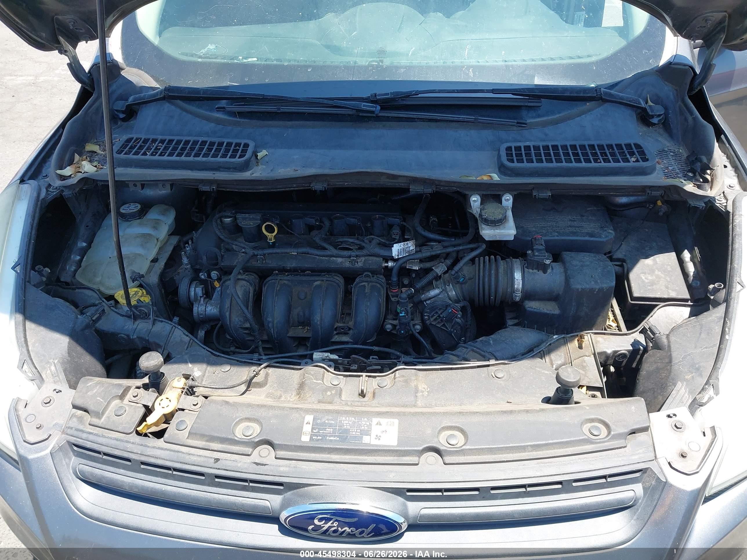 2014 Ford Escape S Серый vin: 1FMCU0F74EUB63879
