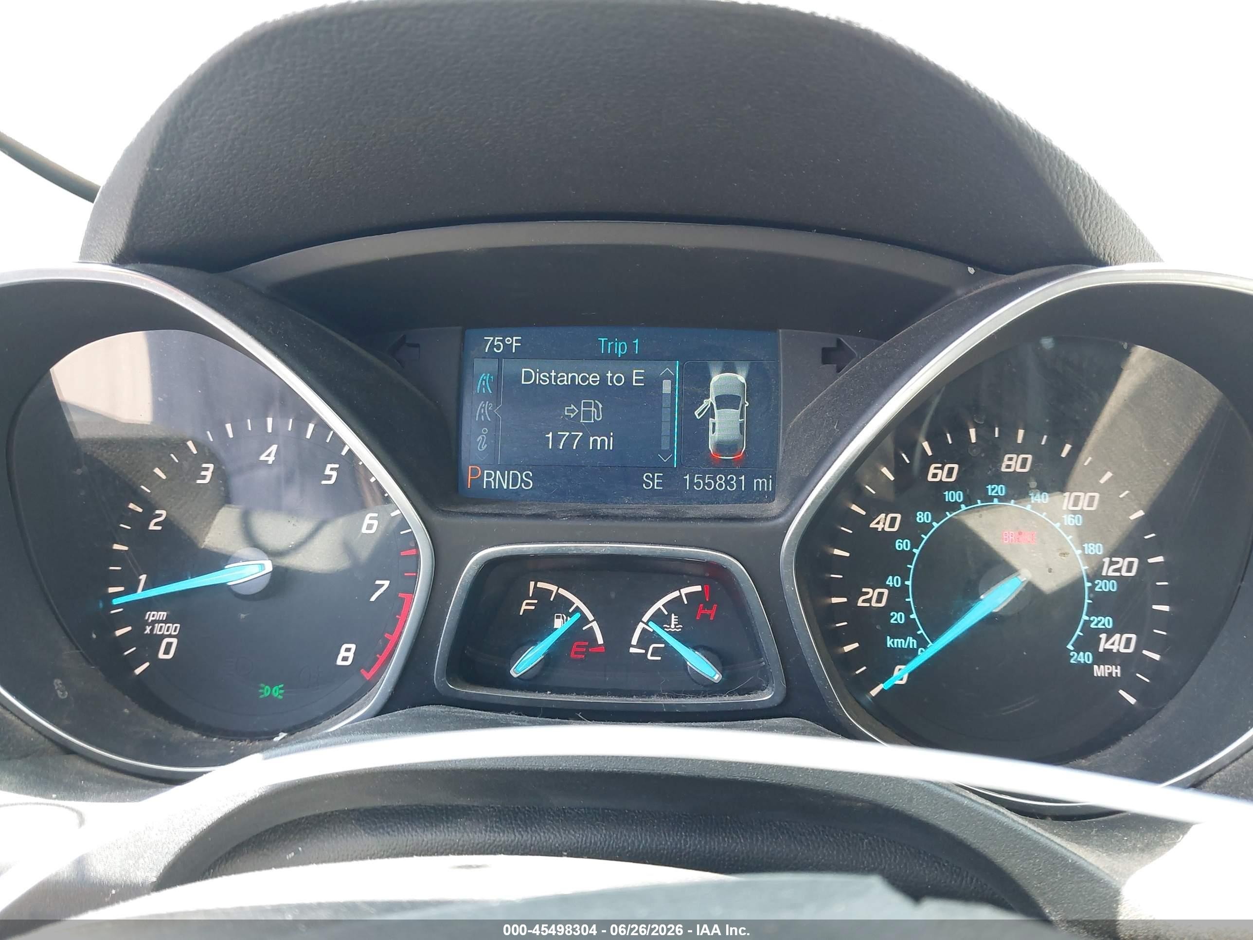 2014 Ford Escape S Серый vin: 1FMCU0F74EUB63879