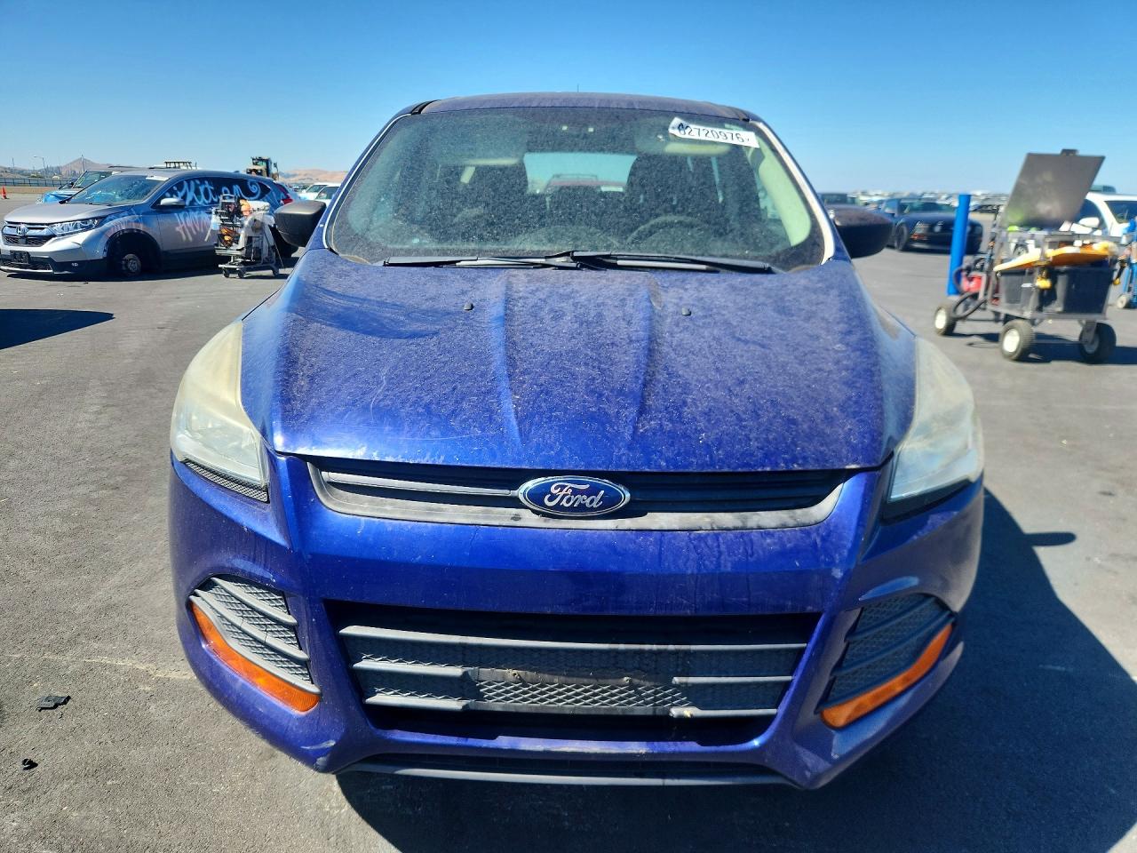 2014 Ford Escape S Blue vin: 1FMCU0F74EUB64899