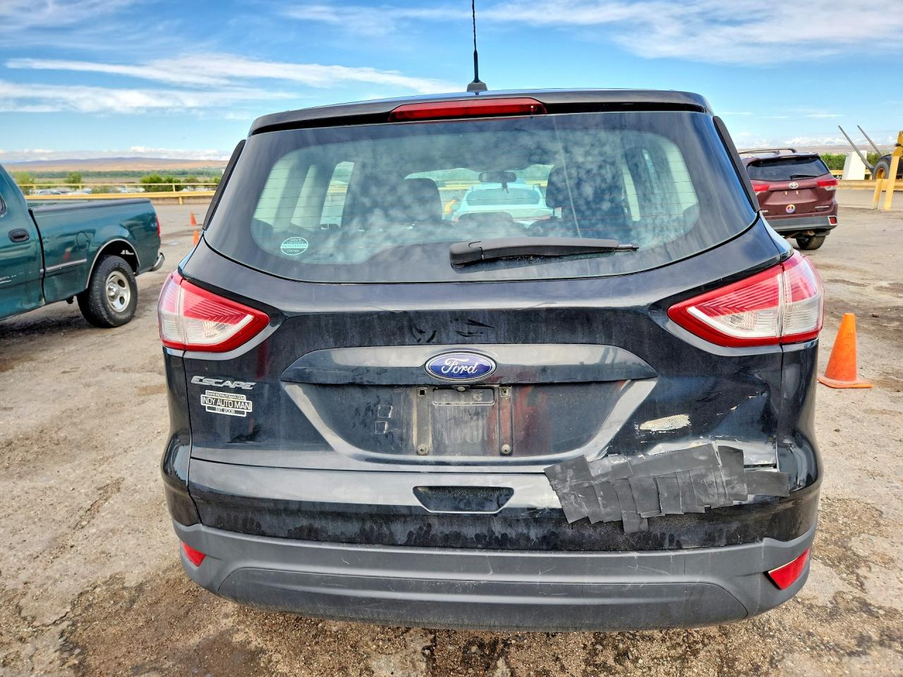 2014 Ford Escape S Black vin: 1FMCU0F74EUB90726